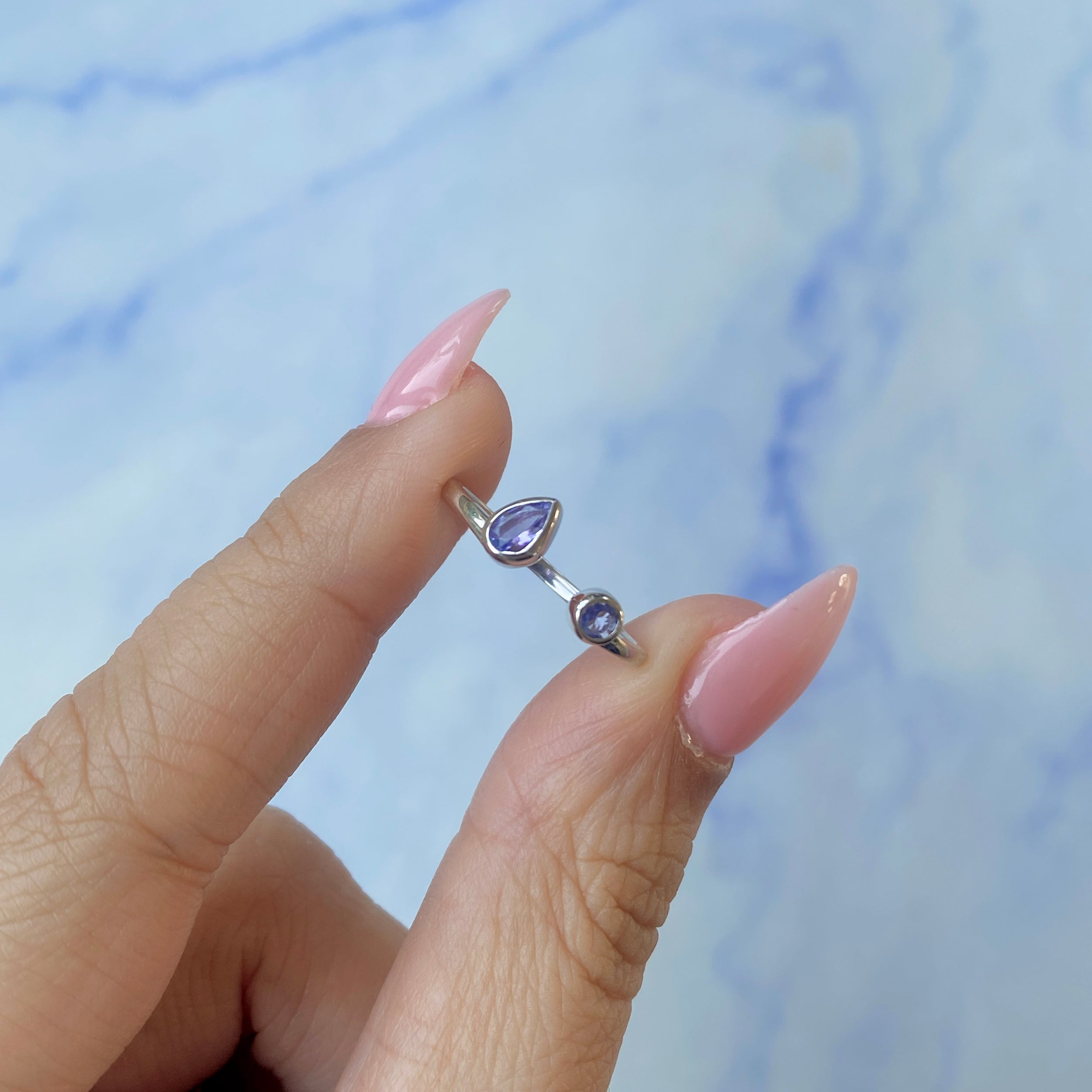 Tanzanite Ring-(TZN-SR-2605.)