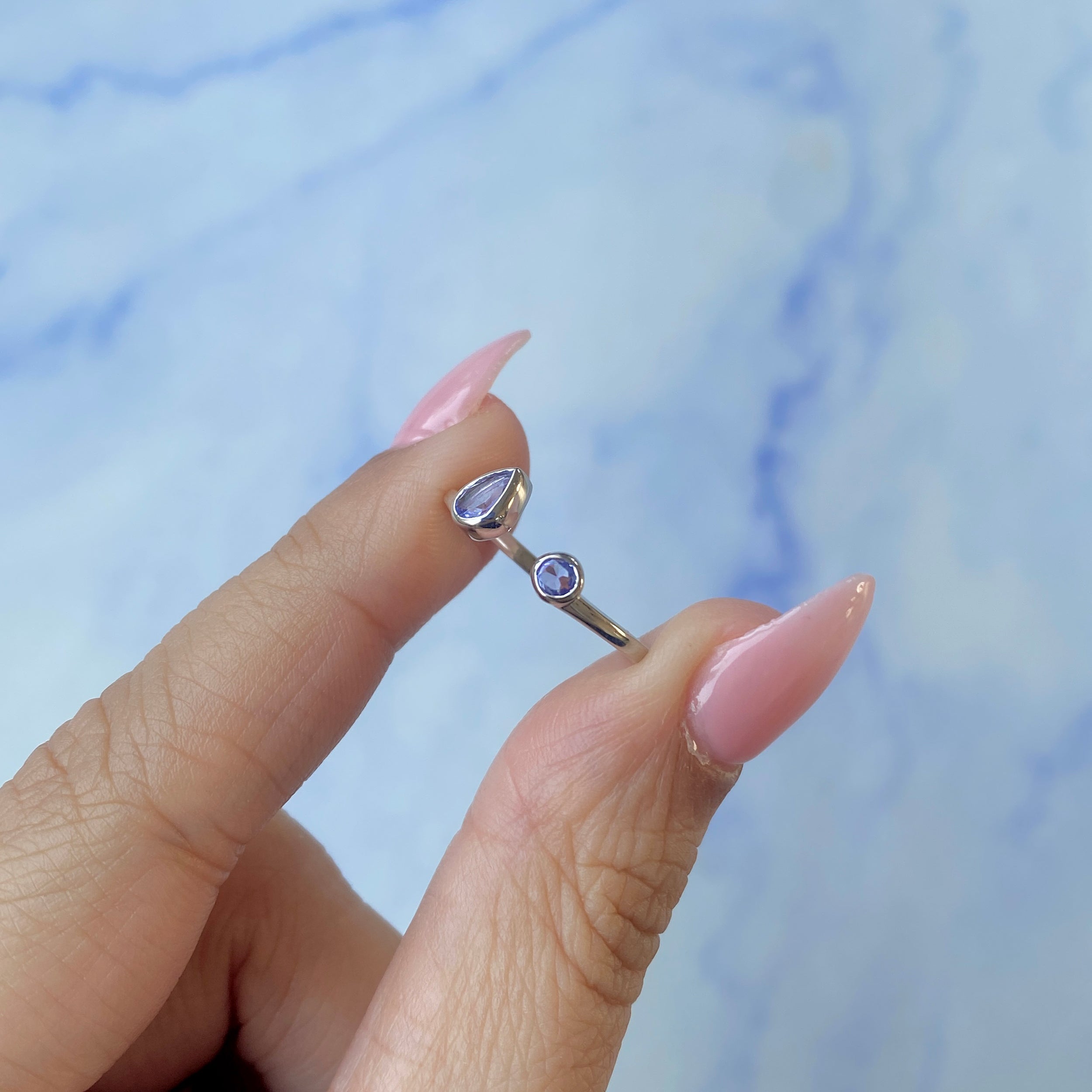 Tanzanite Ring-(TZN-SR-2605.)