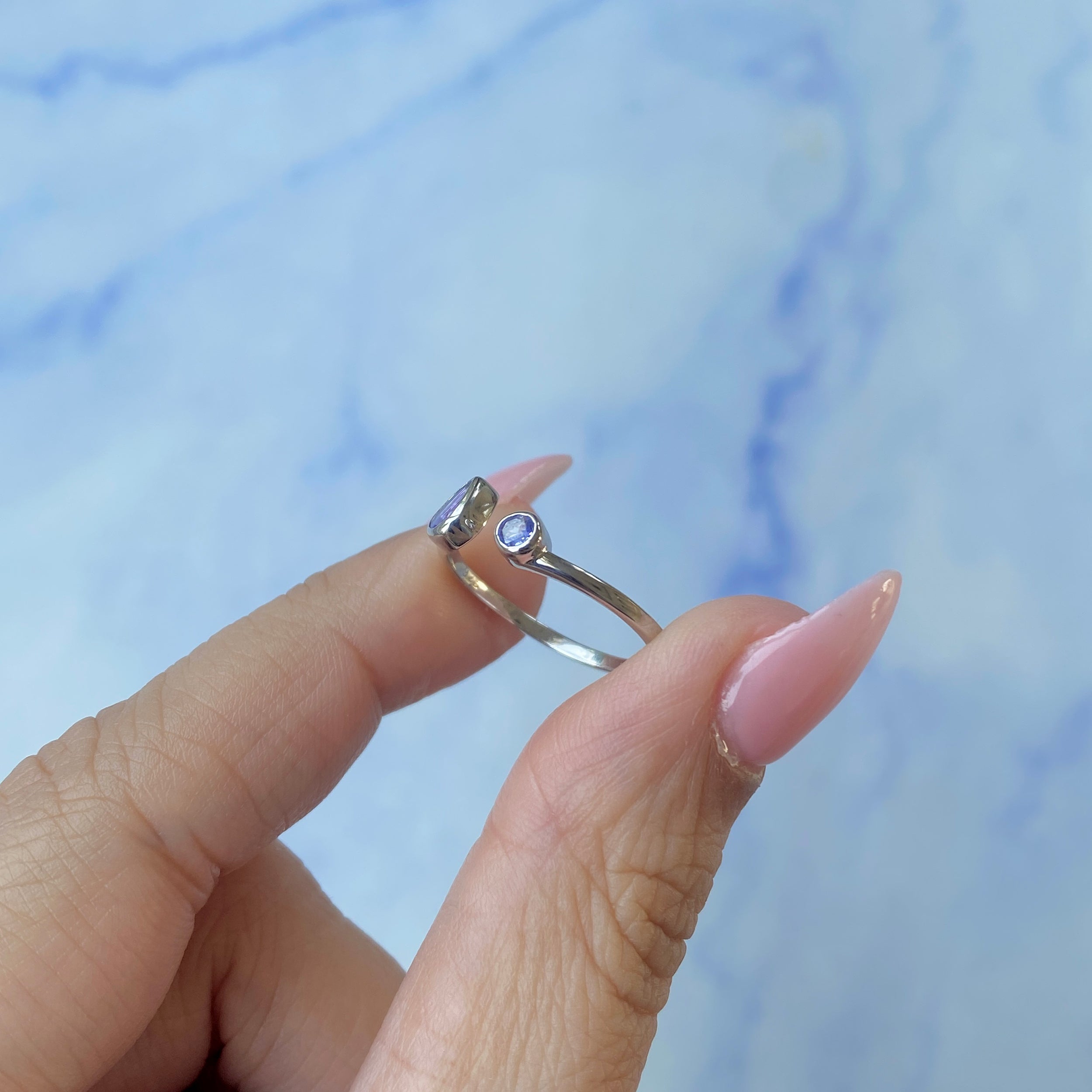 Tanzanite Ring-(TZN-SR-2605.)