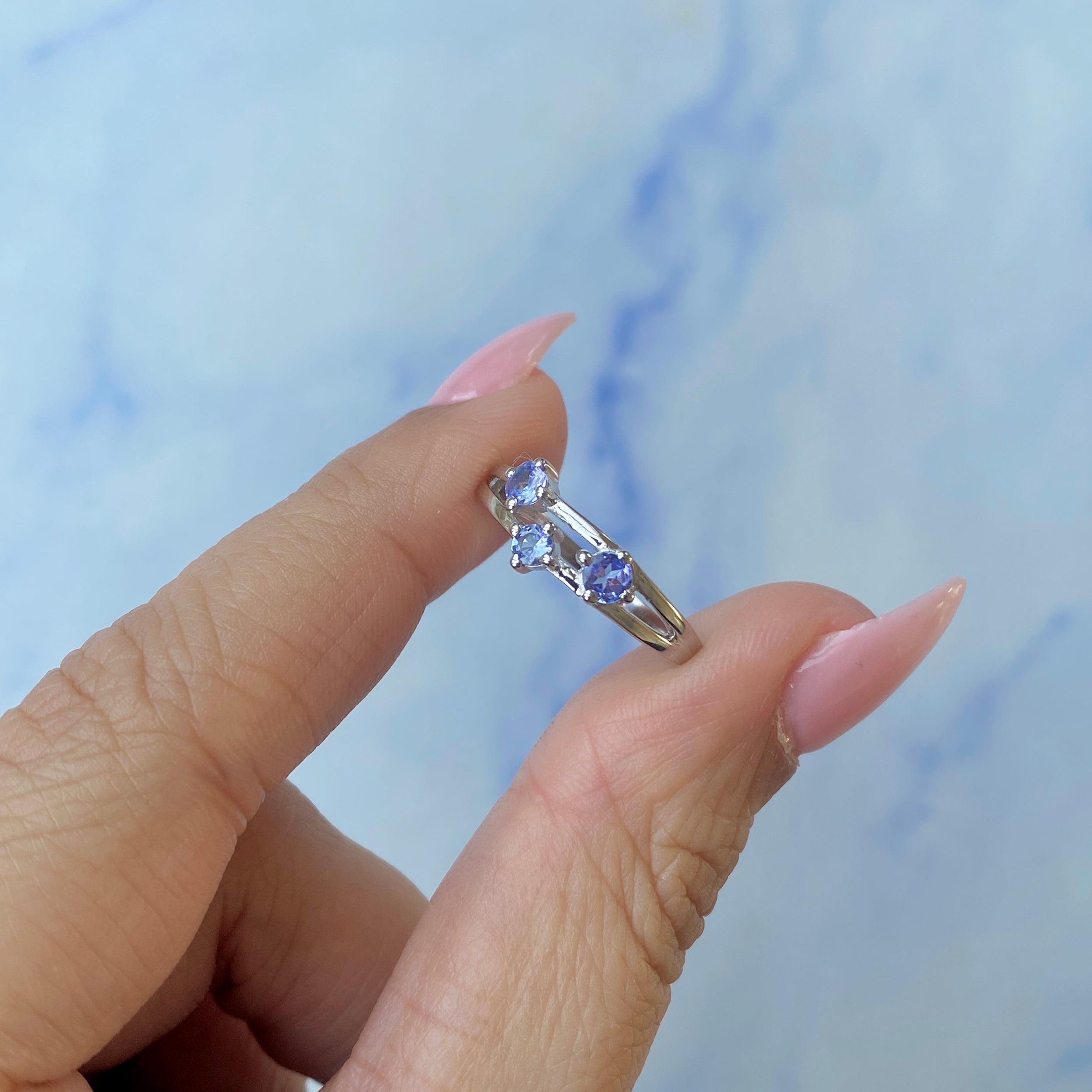 Tanzanite Ring-(TZN-SR-2610.)