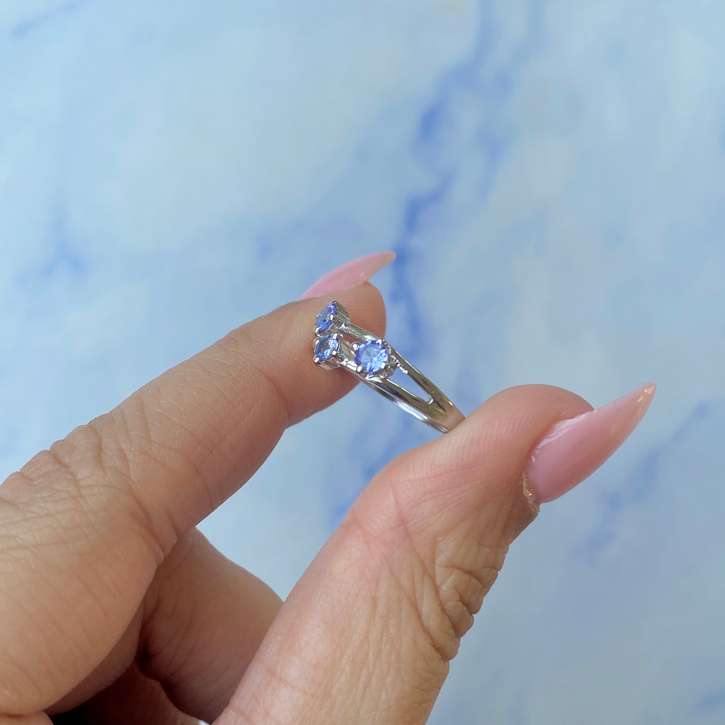 Tanzanite Ring-(TZN-SR-2610.)