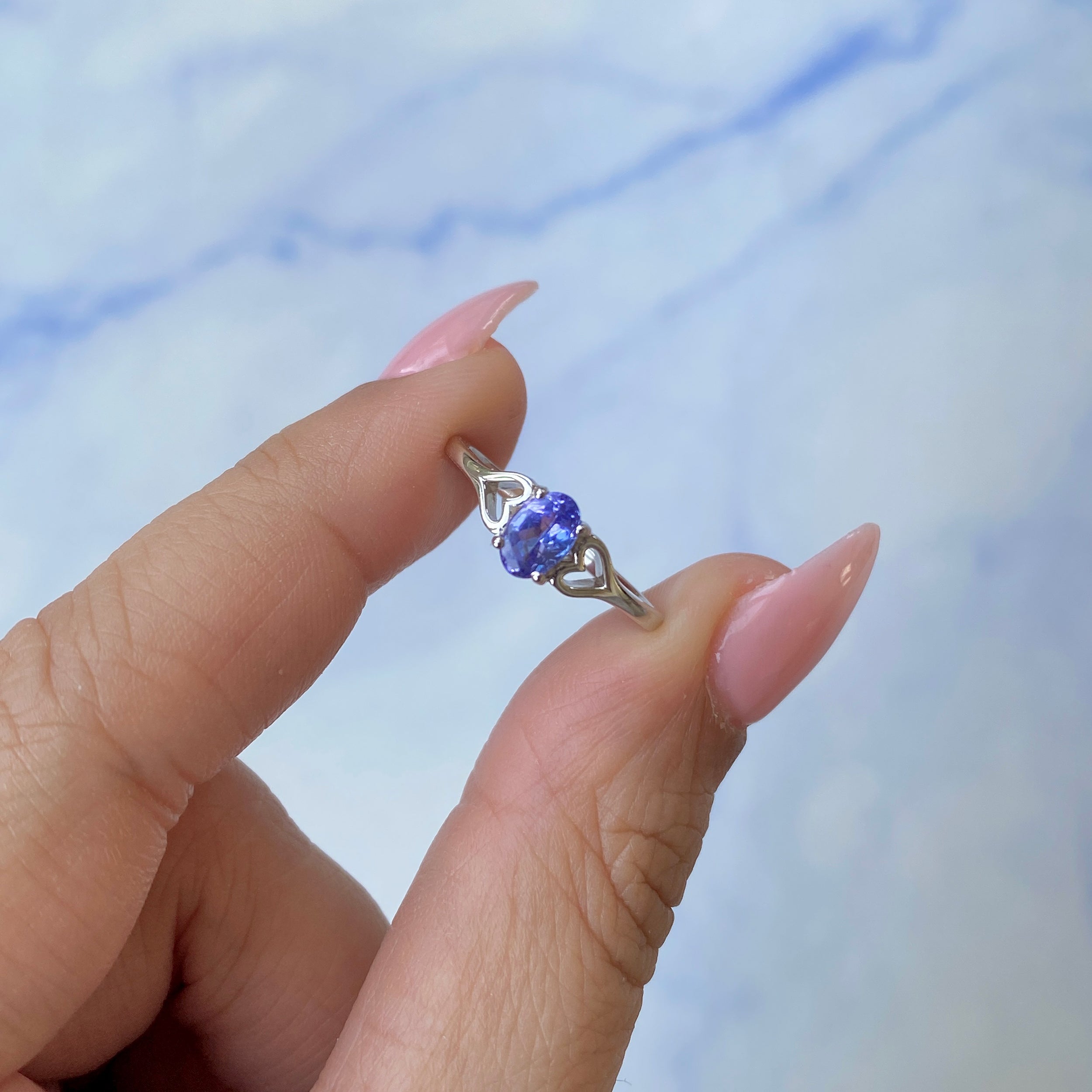 Tanzanite Ring-(TZN-SR-2620.)
