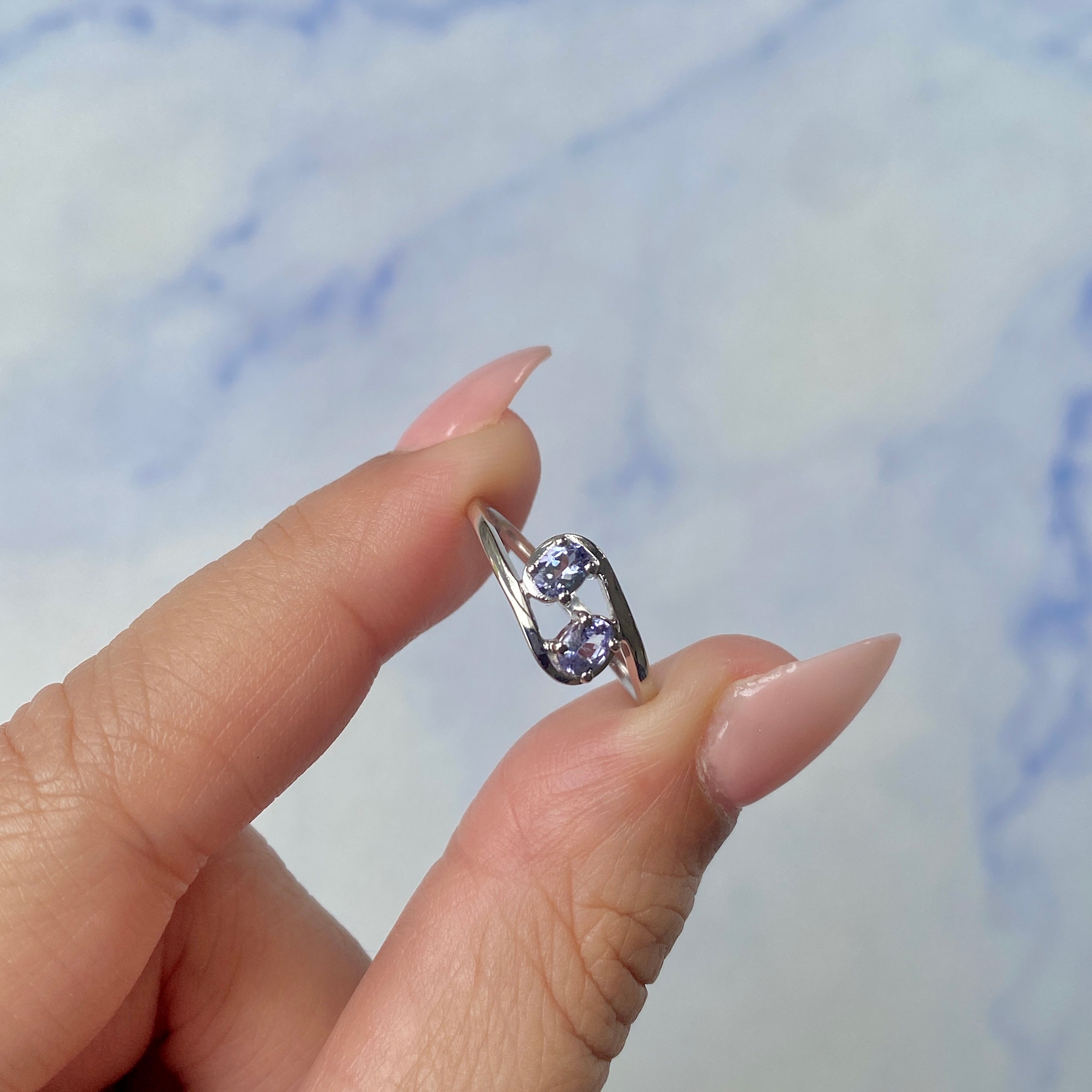 Tanzanite Ring-(TZN-SR-2646.)