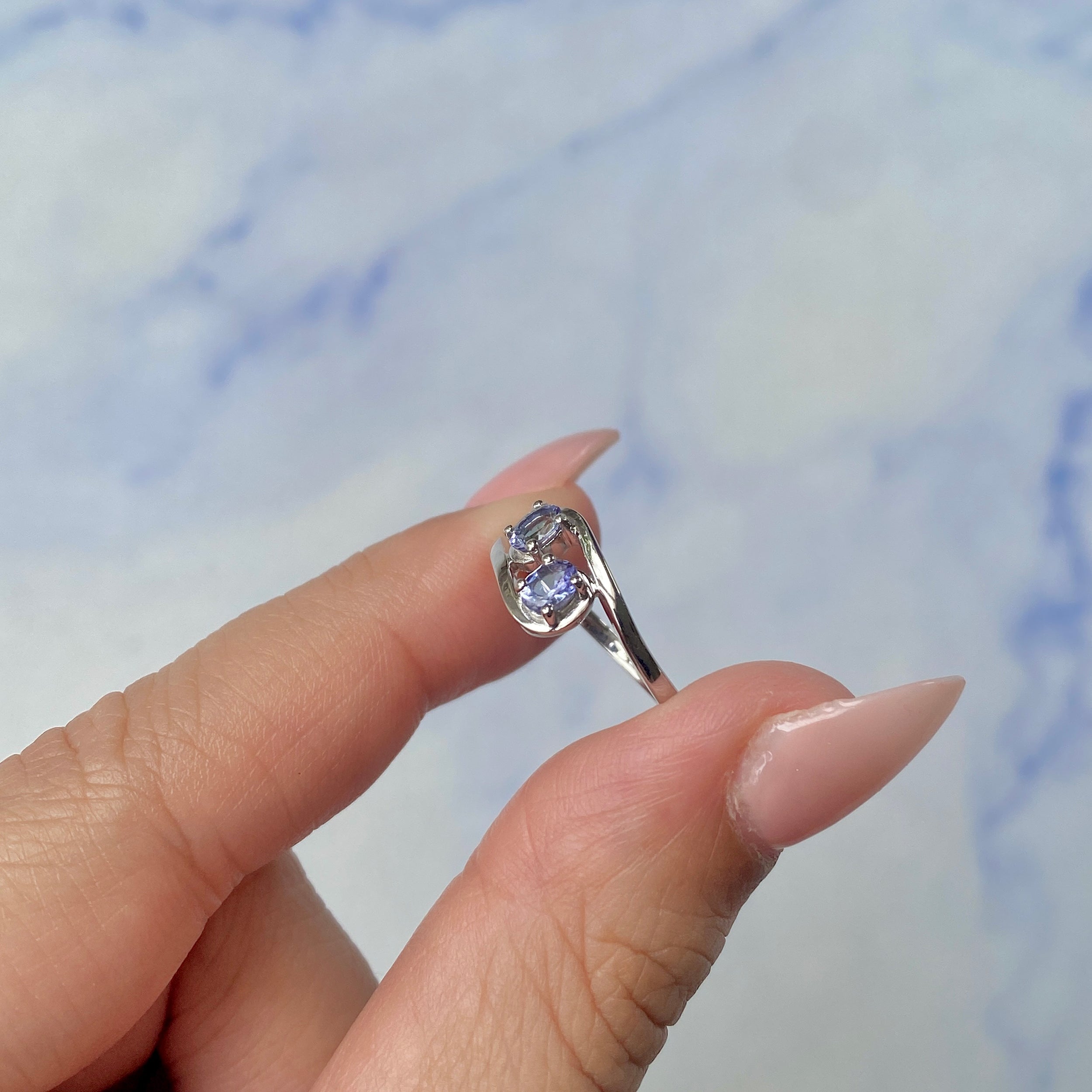 Tanzanite Ring-(TZN-SR-2646.)