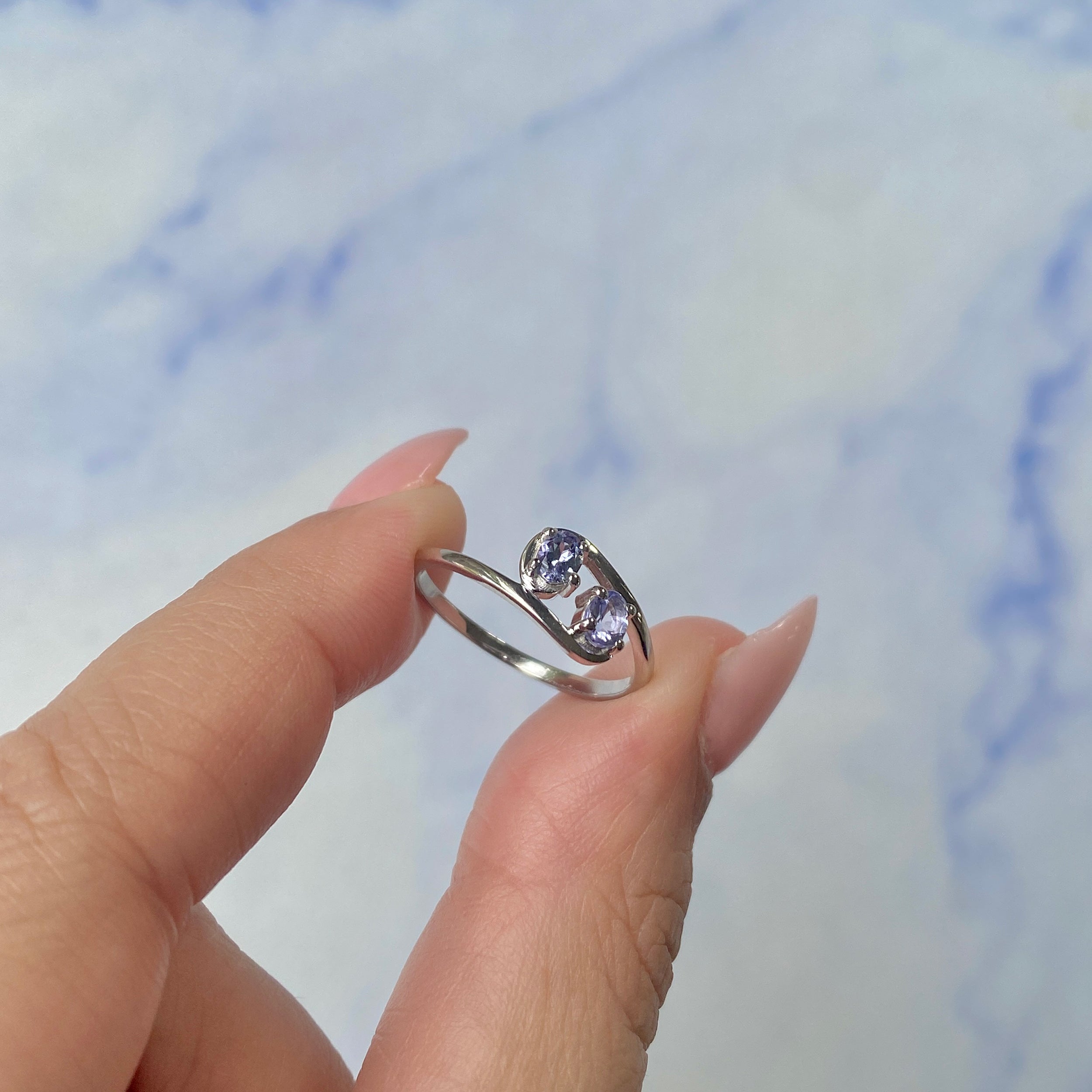 Tanzanite Ring-(TZN-SR-2646.)