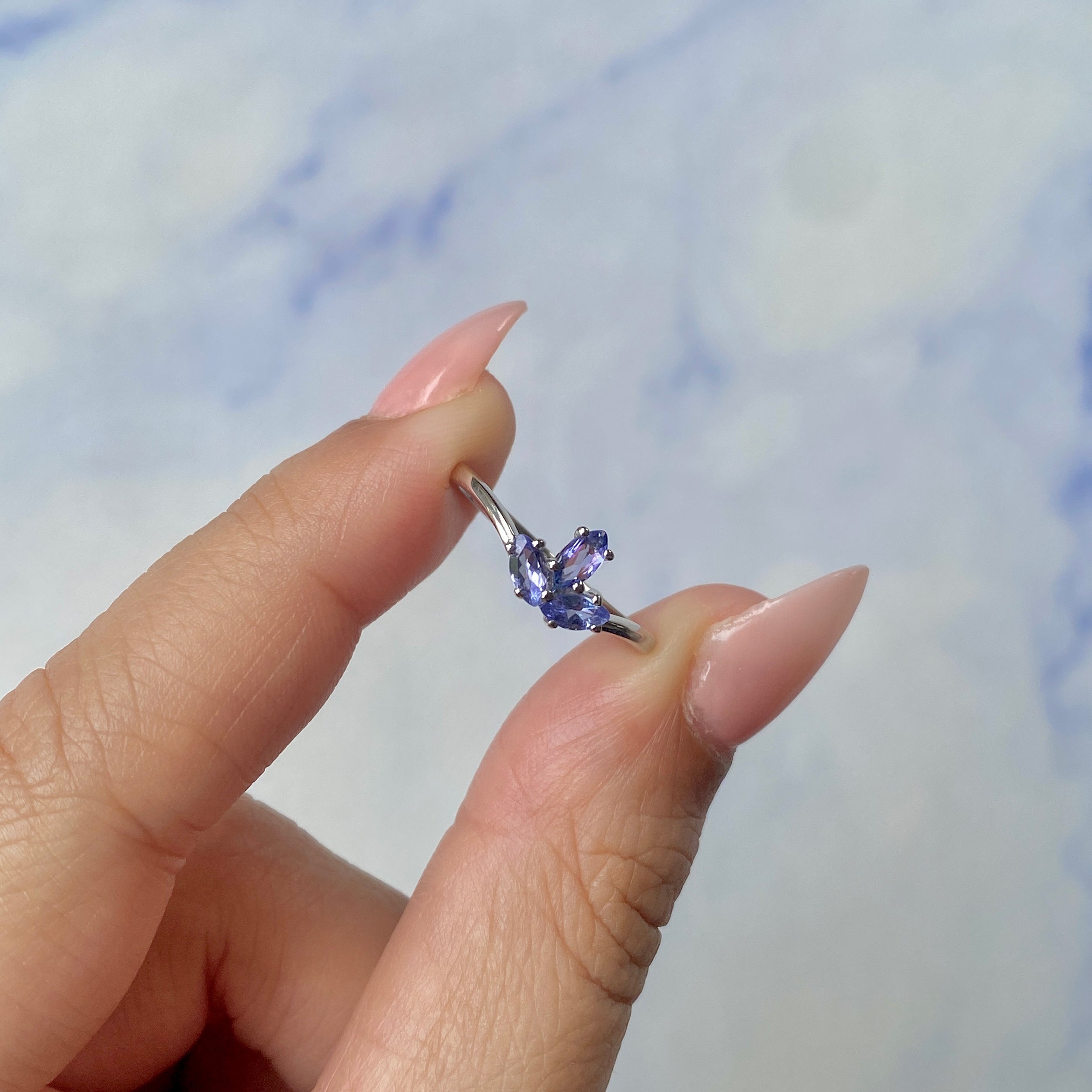 Tanzanite Ring-(TZN-SR-2656.)
