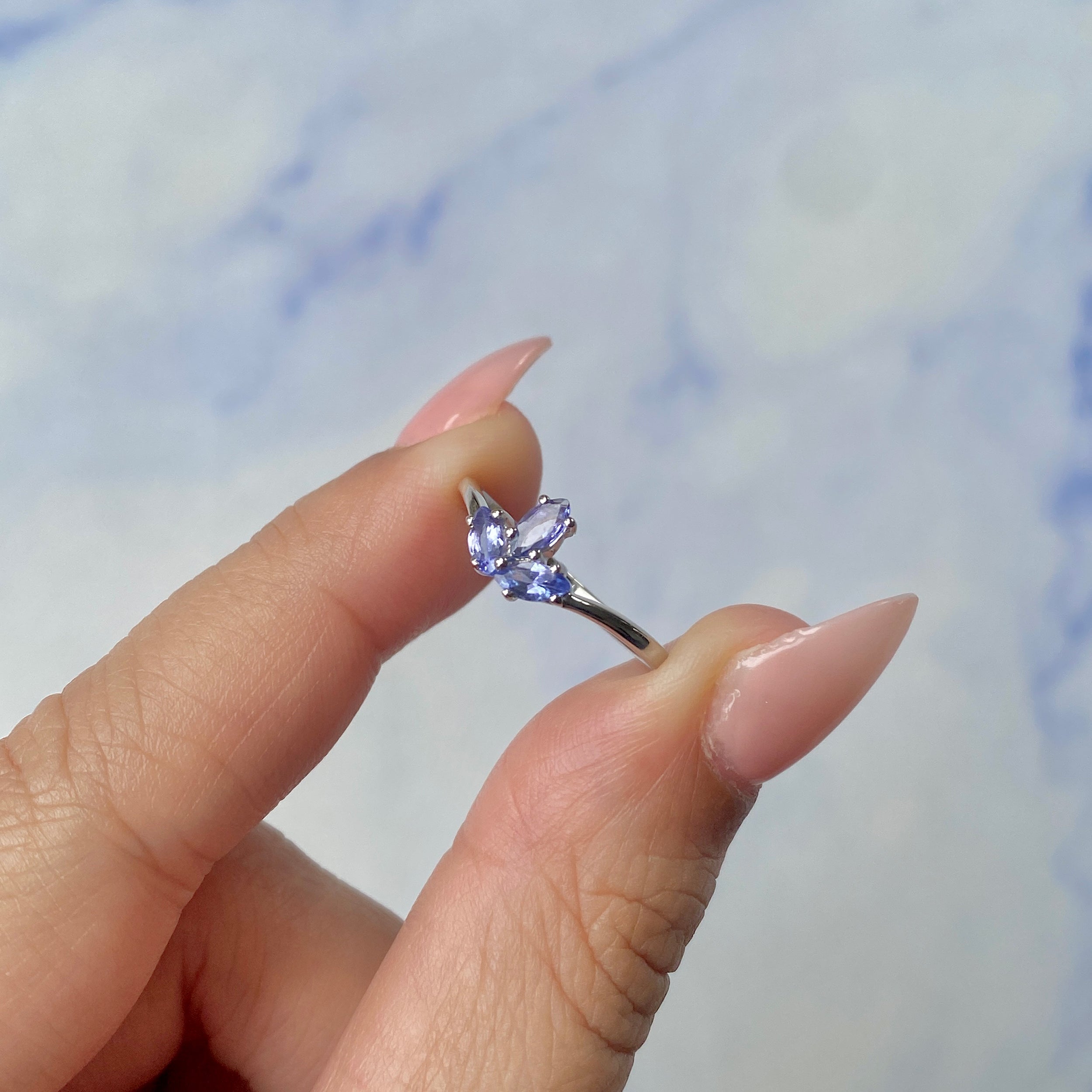 Tanzanite Ring-(TZN-SR-2656.)