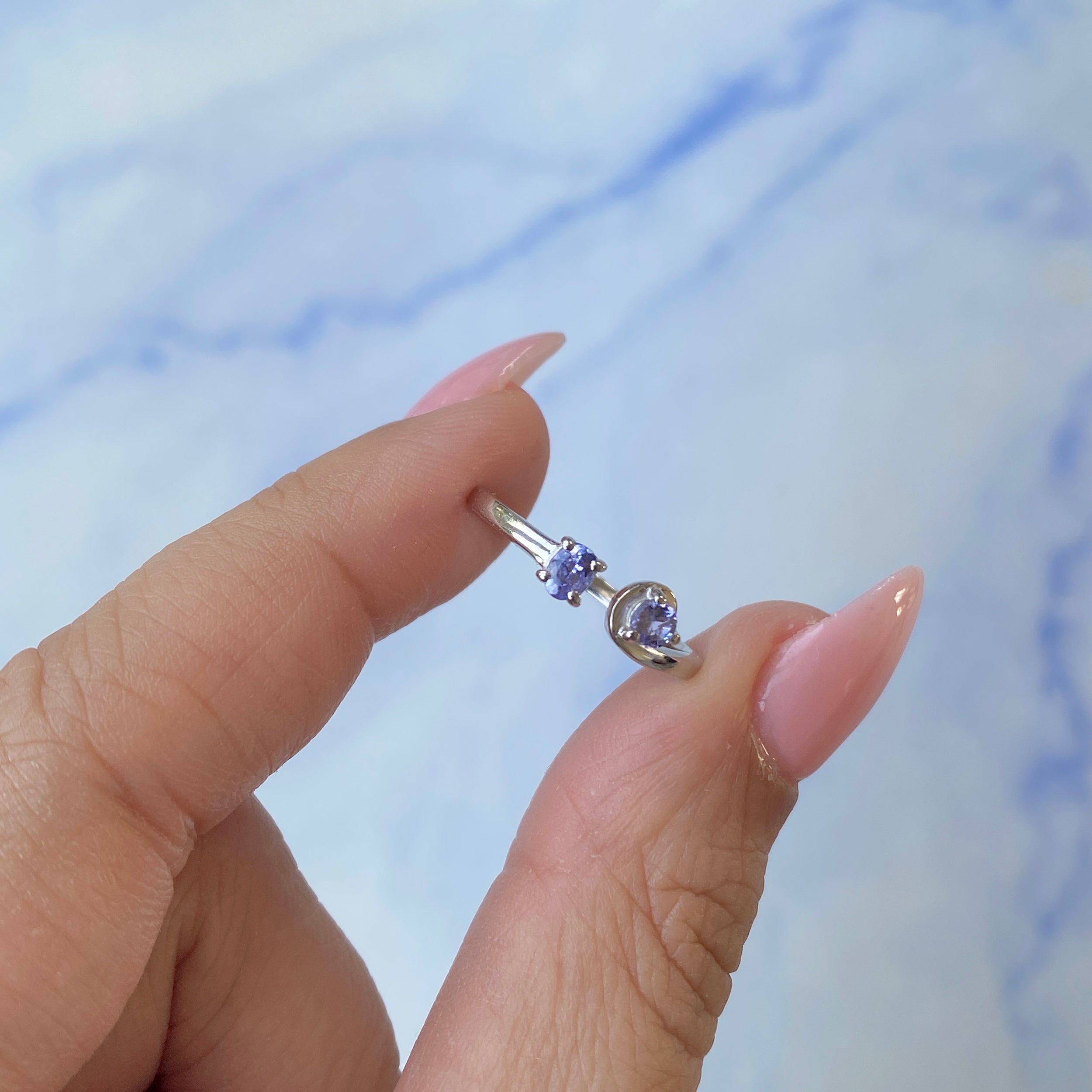 Tanzanite Ring-(TZN-SR-2661.)