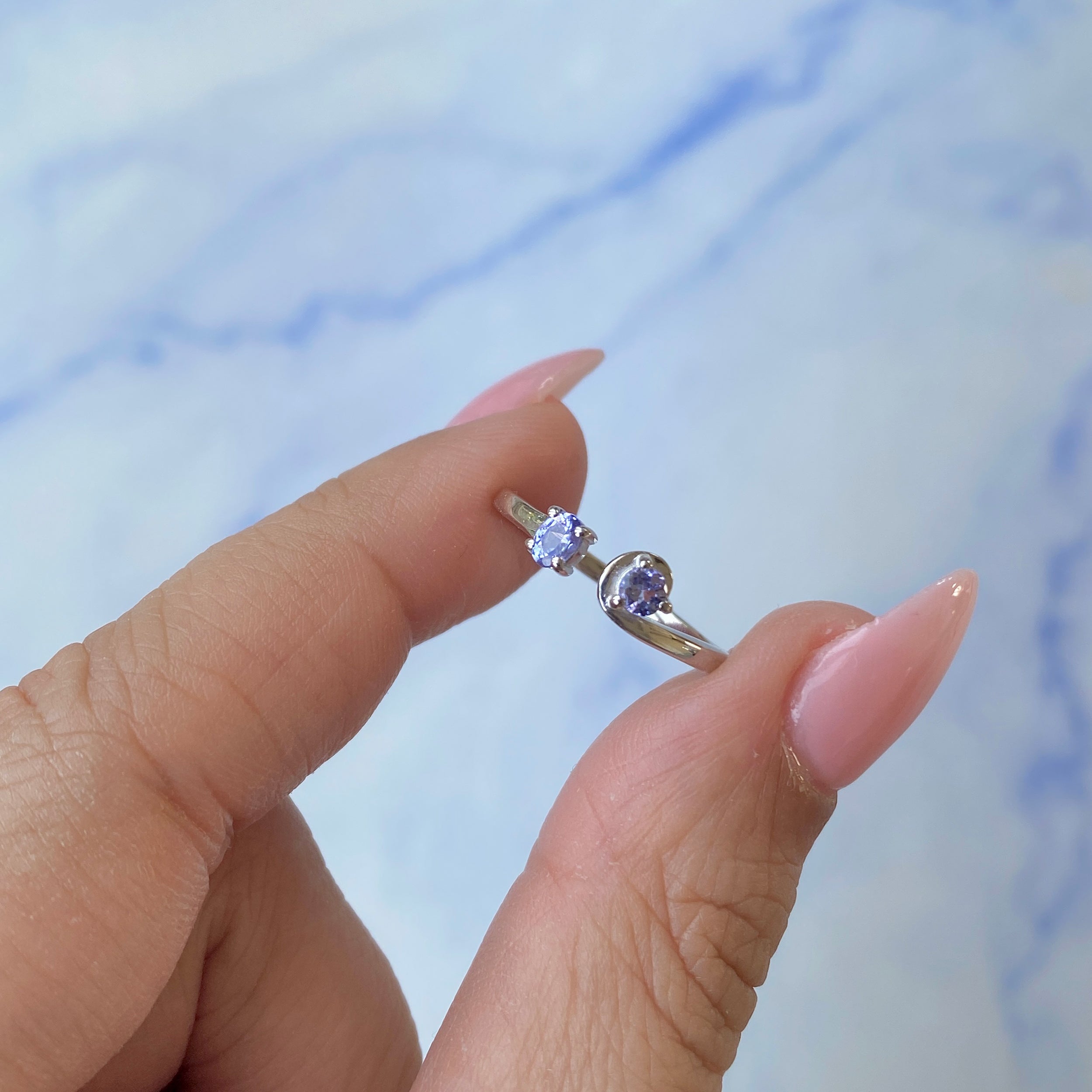 Tanzanite Ring-(TZN-SR-2661.)