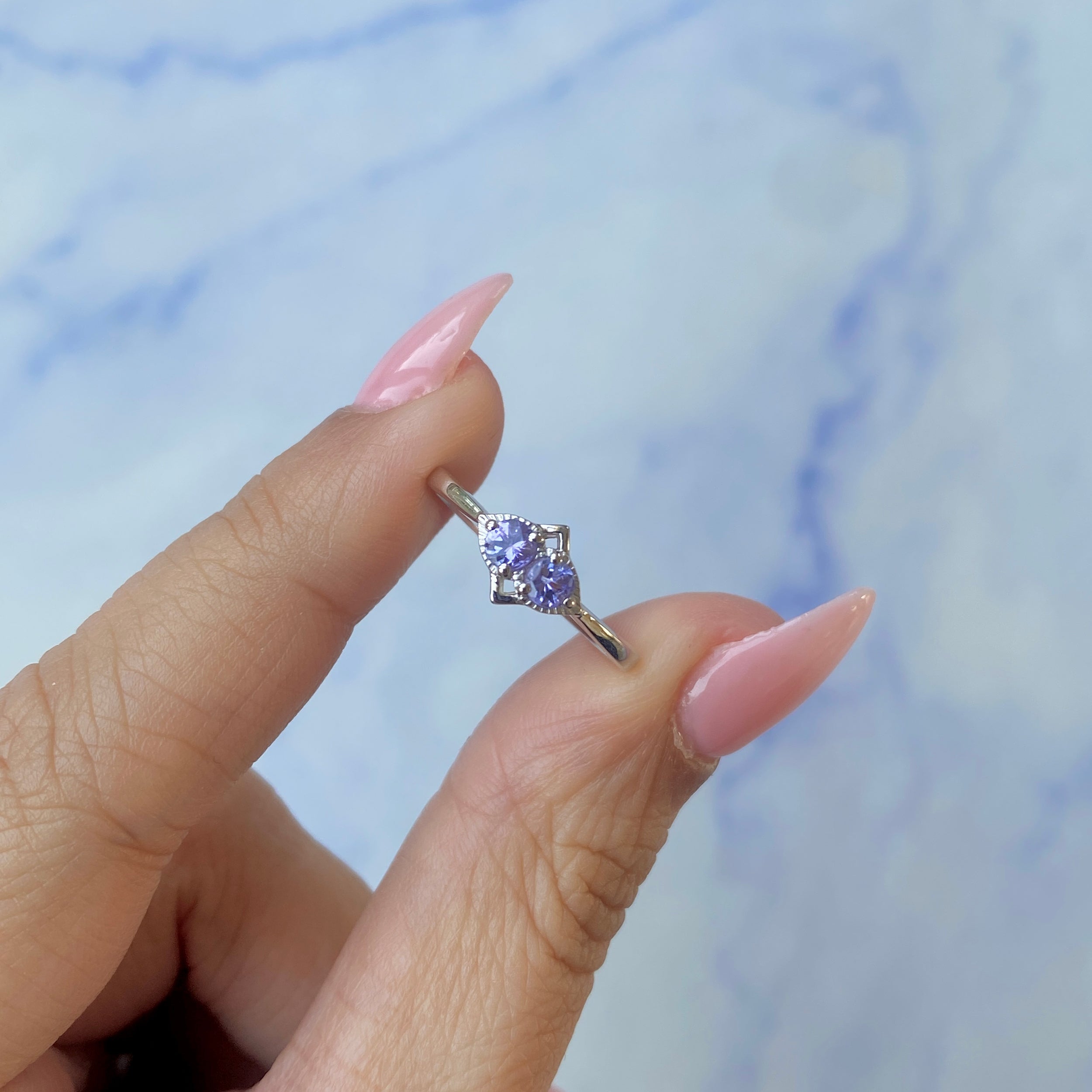 Tanzanite Ring-(TZN-SR-2664.)