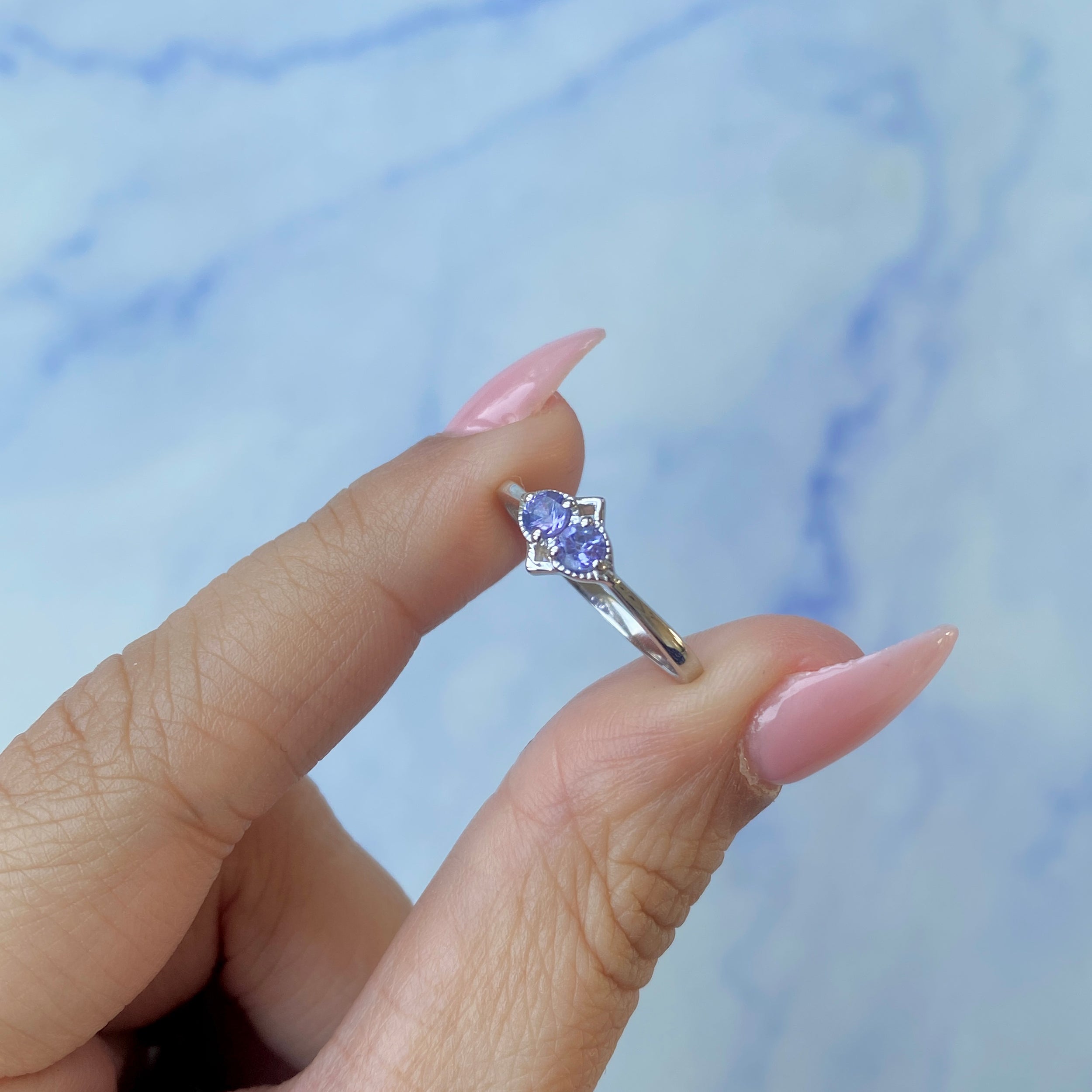 Tanzanite Ring-(TZN-SR-2664.)