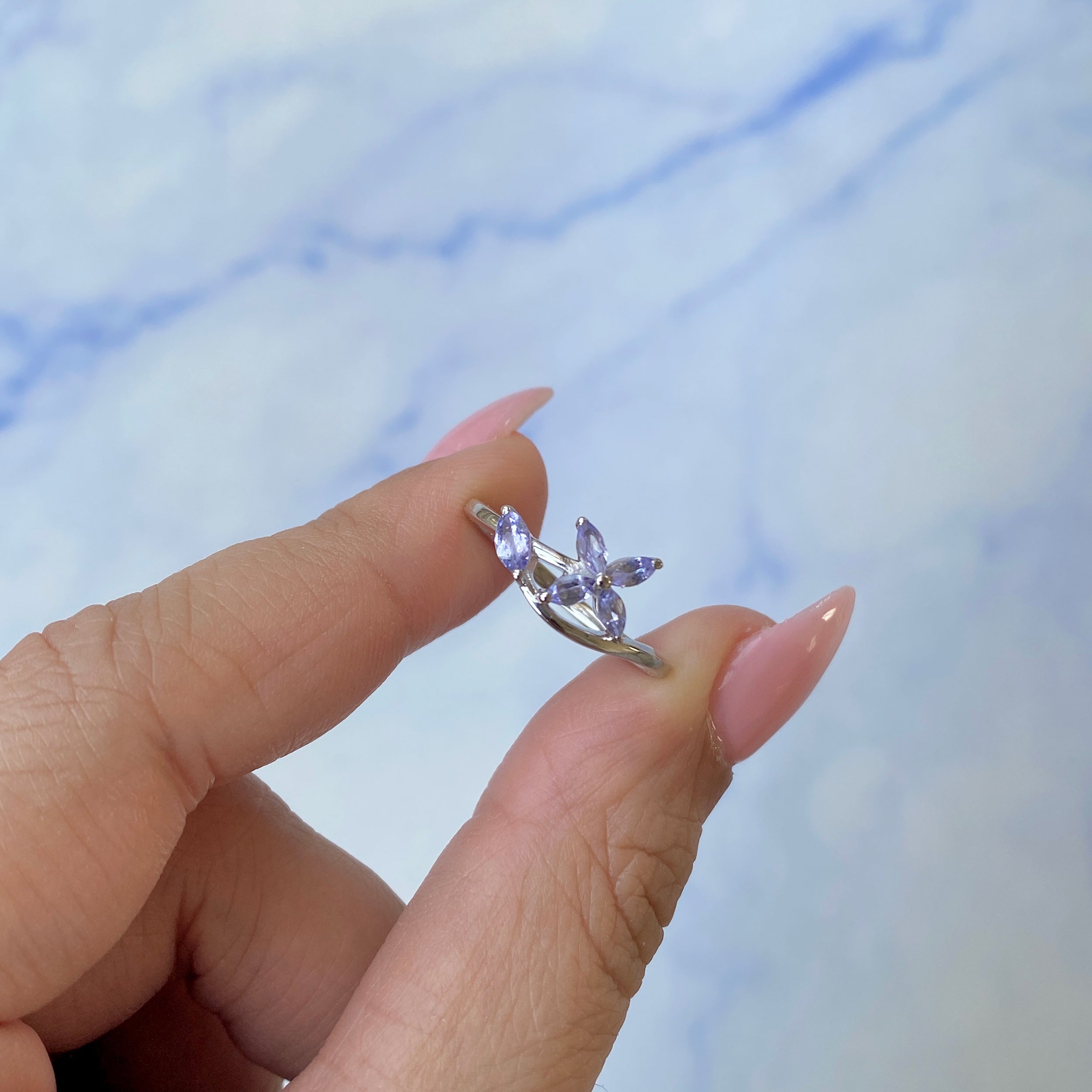 Tanzanite Ring-(TZN-SR-2673.)