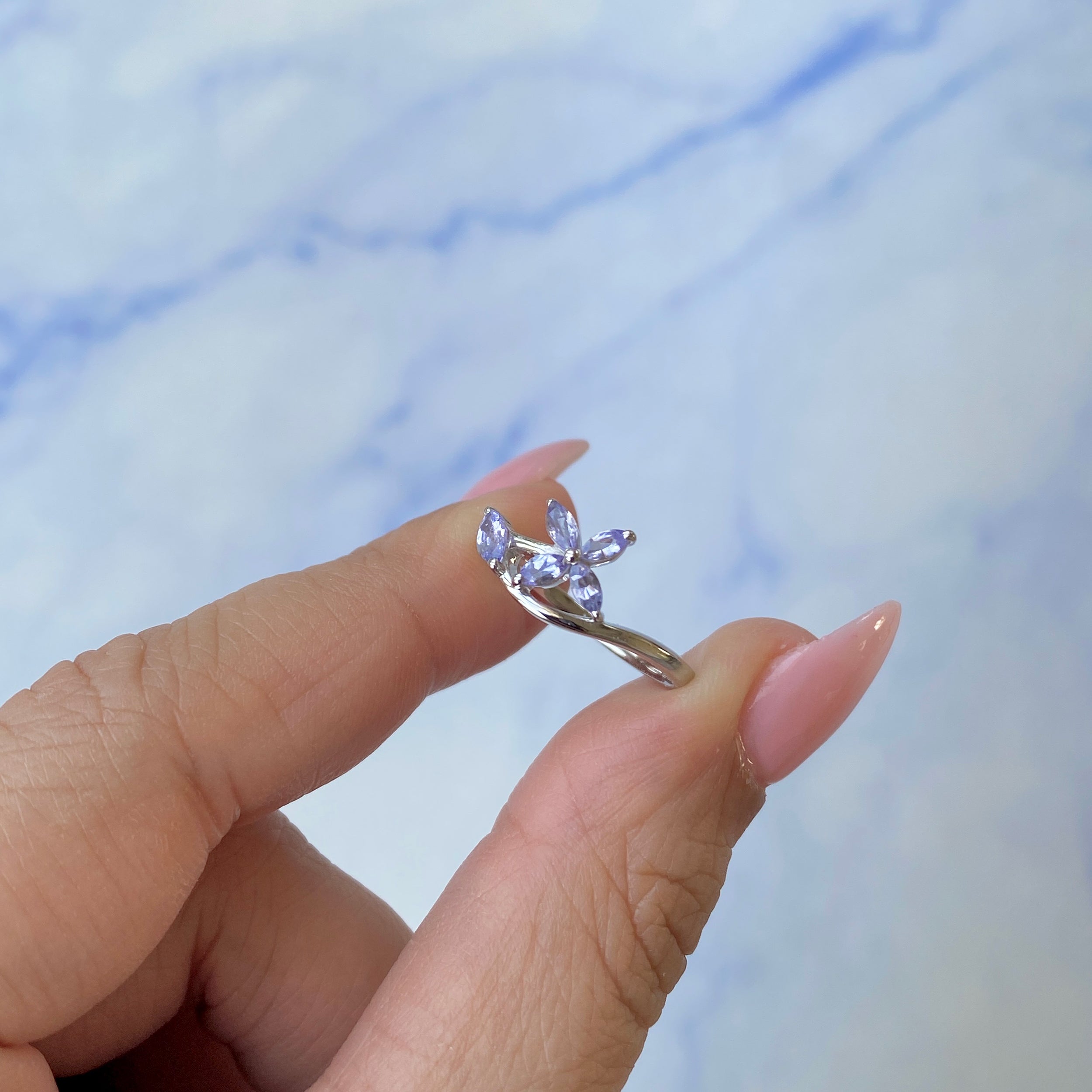 Tanzanite Ring-(TZN-SR-2673.)