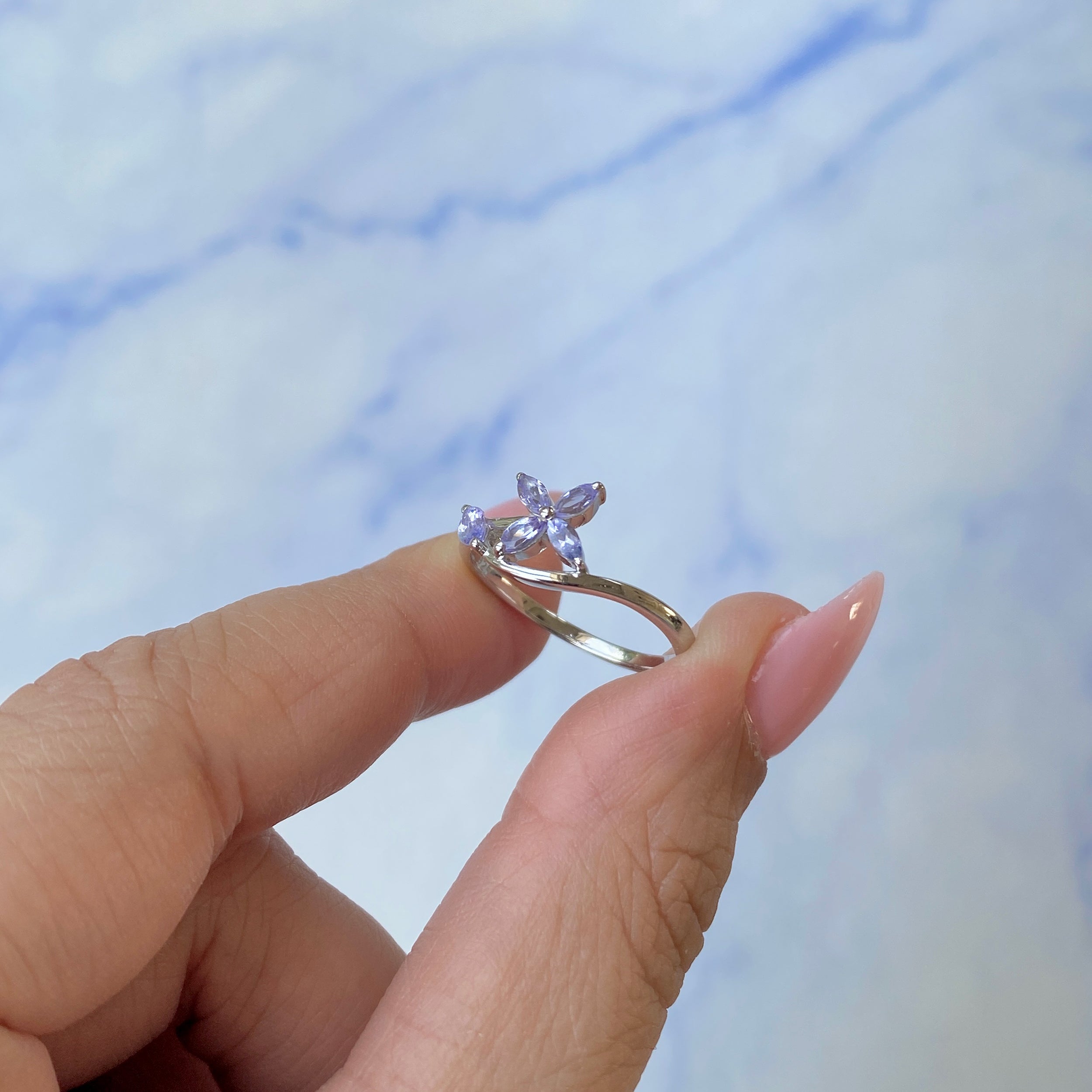 Tanzanite Ring-(TZN-SR-2673.)