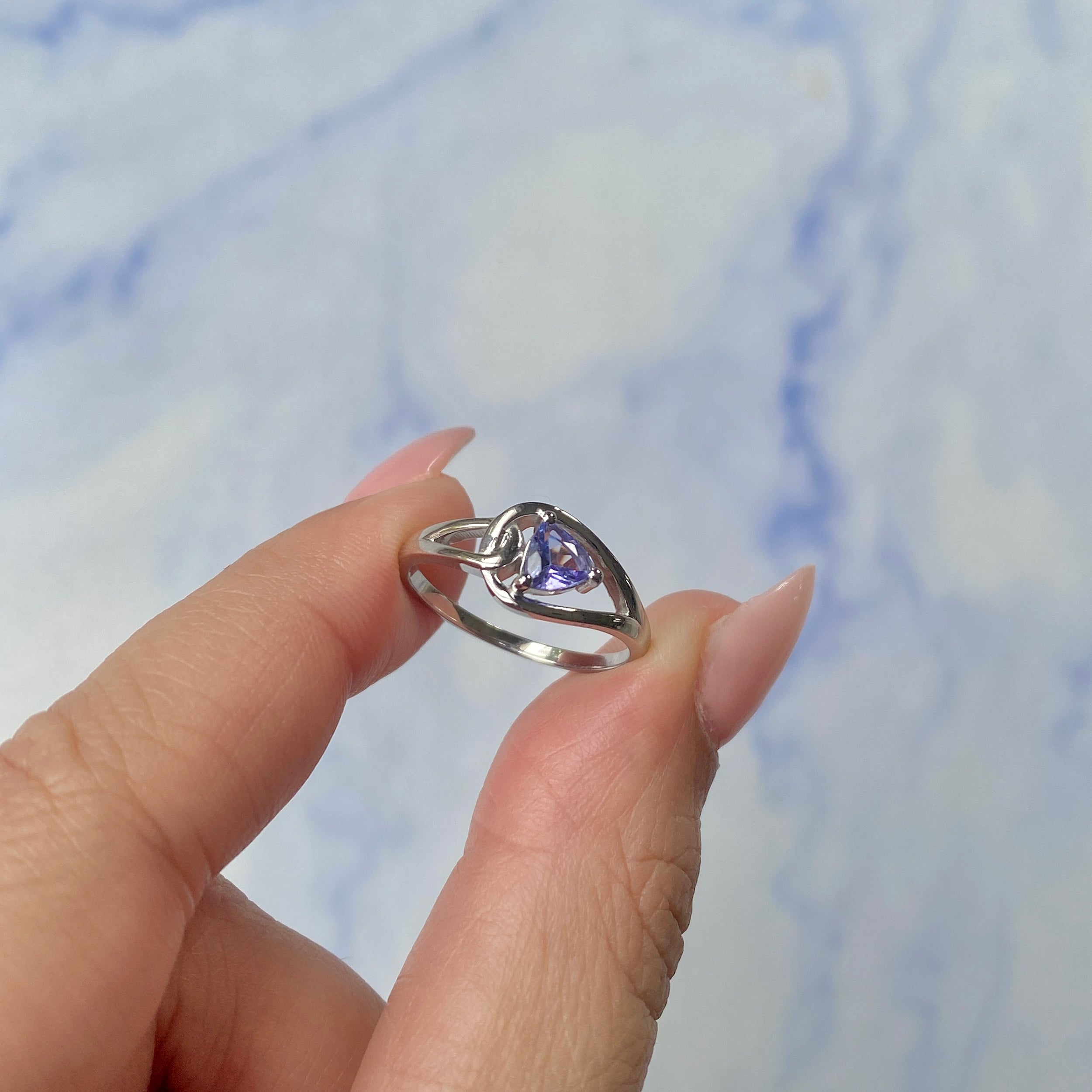 Tanzanite Ring-(TZN-SR-2676.)
