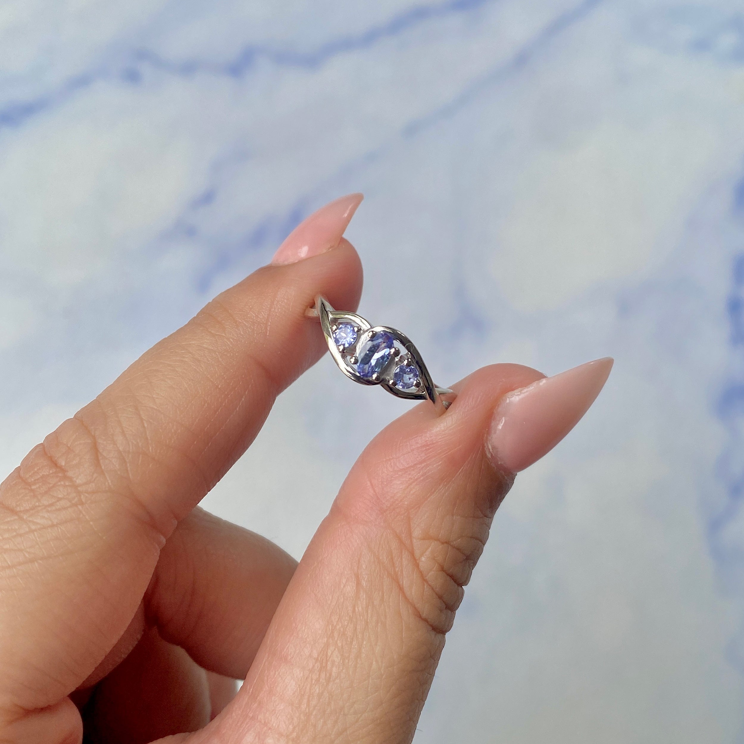 Tanzanite Ring-(TZN-SR-2677.)