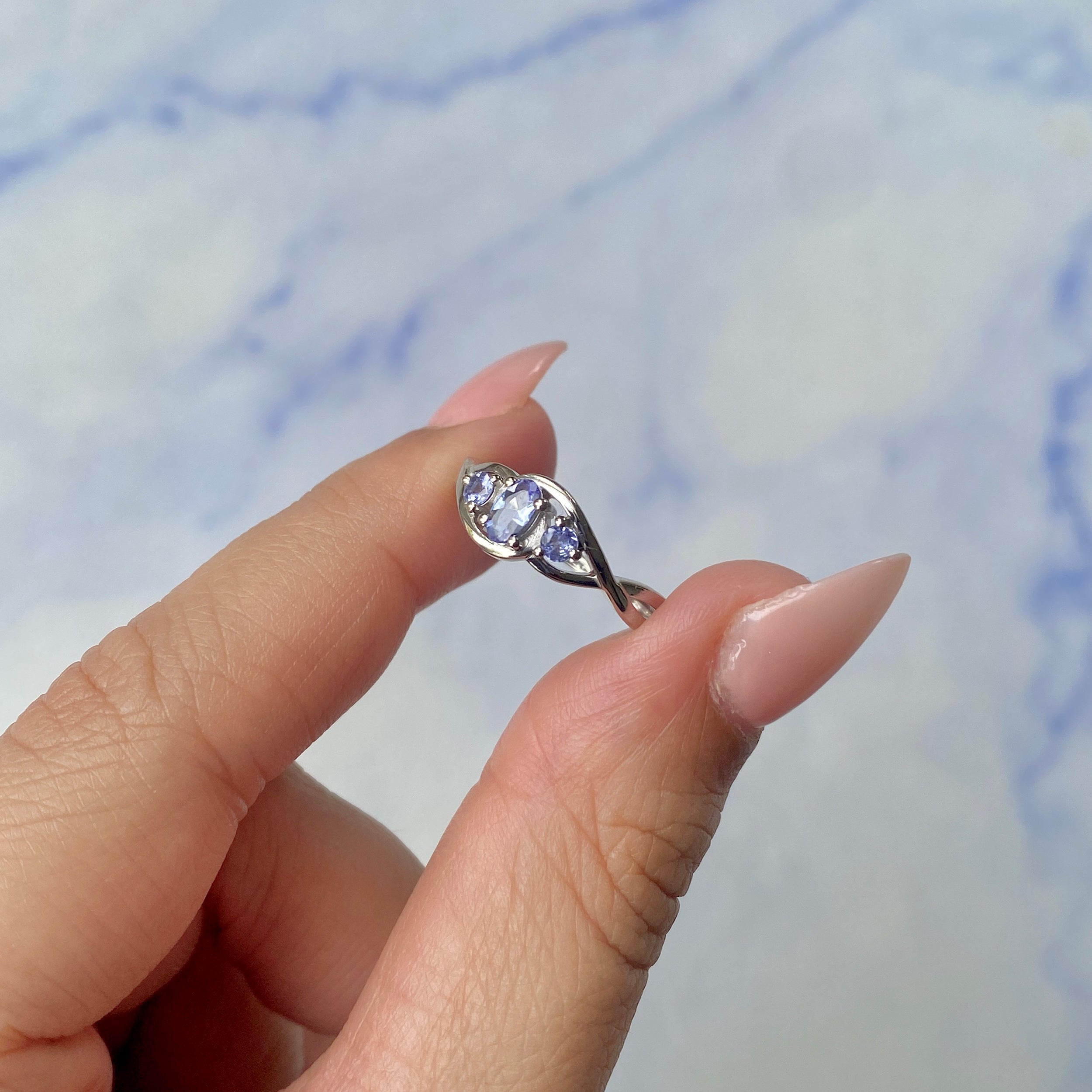 Tanzanite Ring-(TZN-SR-2677.)