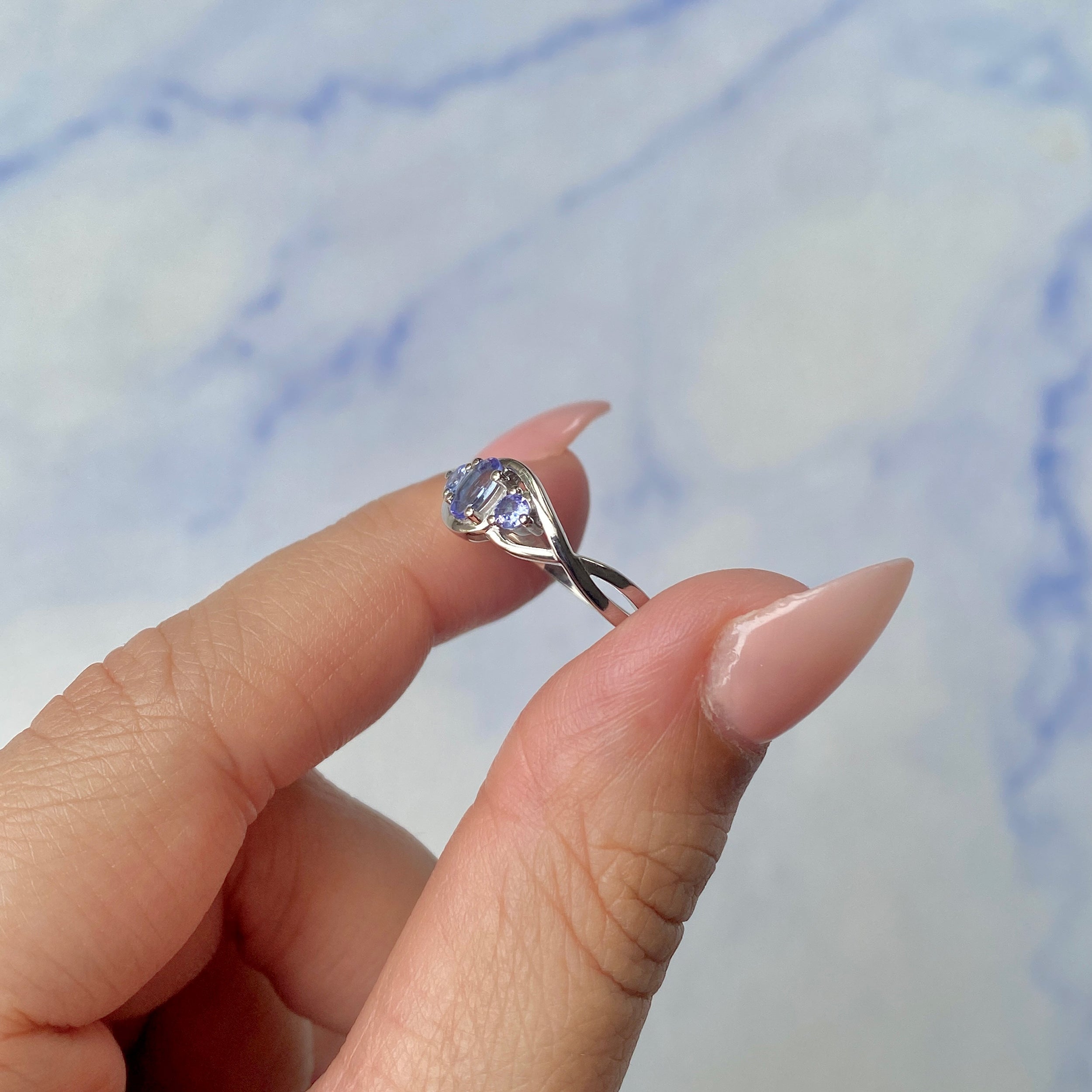 Tanzanite Ring-(TZN-SR-2677.)