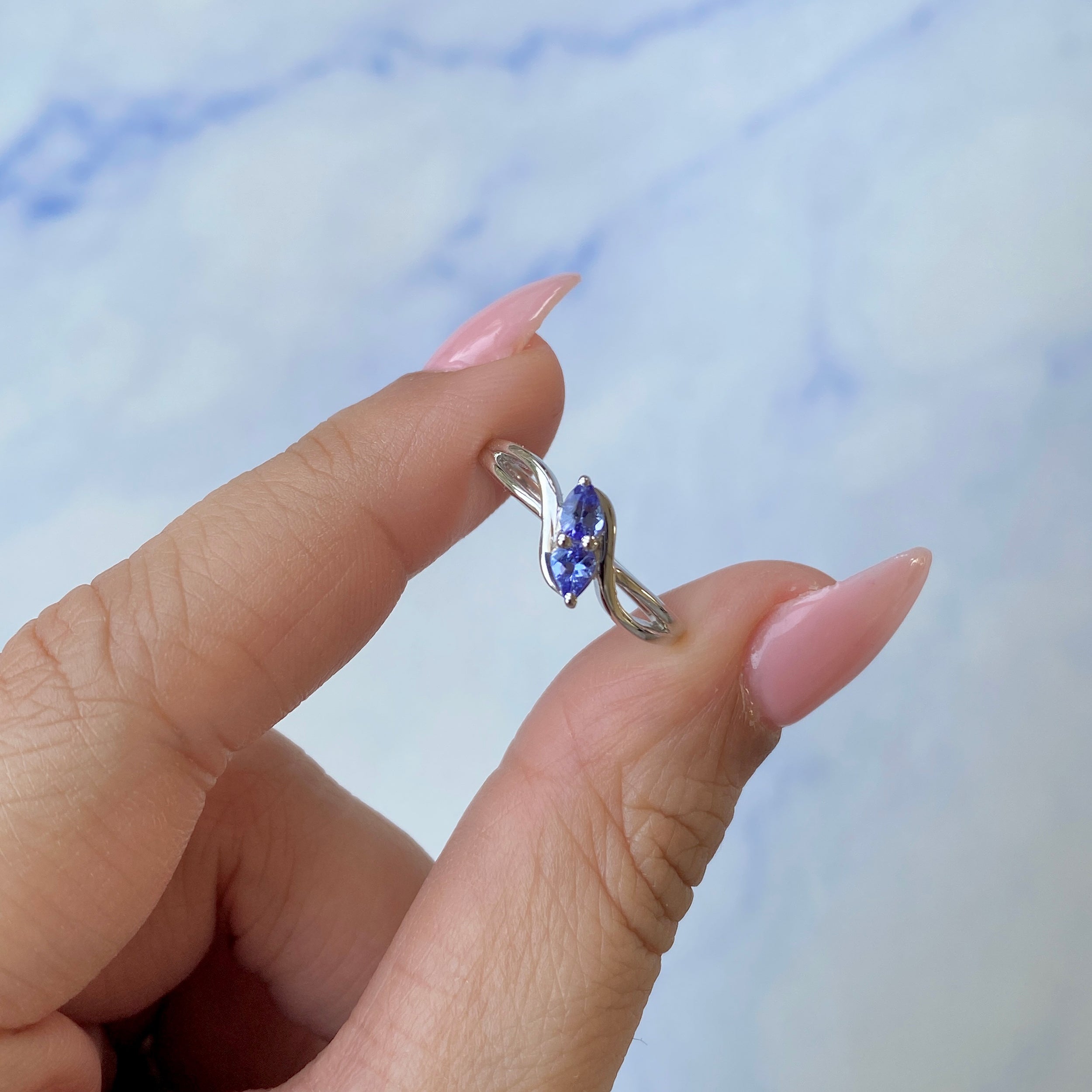 Tanzanite Ring-(TZN-SR-2706.)