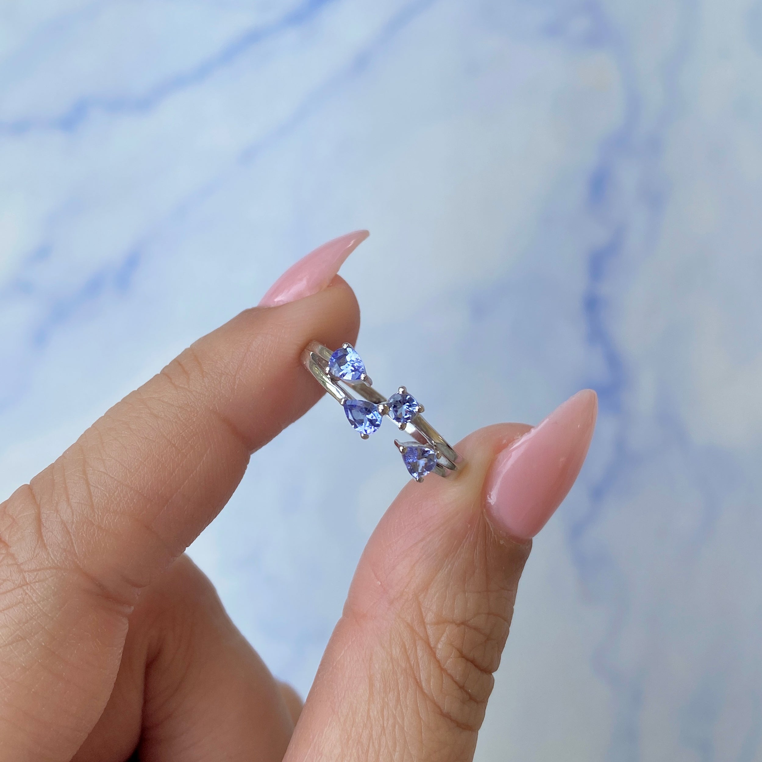 Tanzanite Ring-(TZN-SR-2710.)