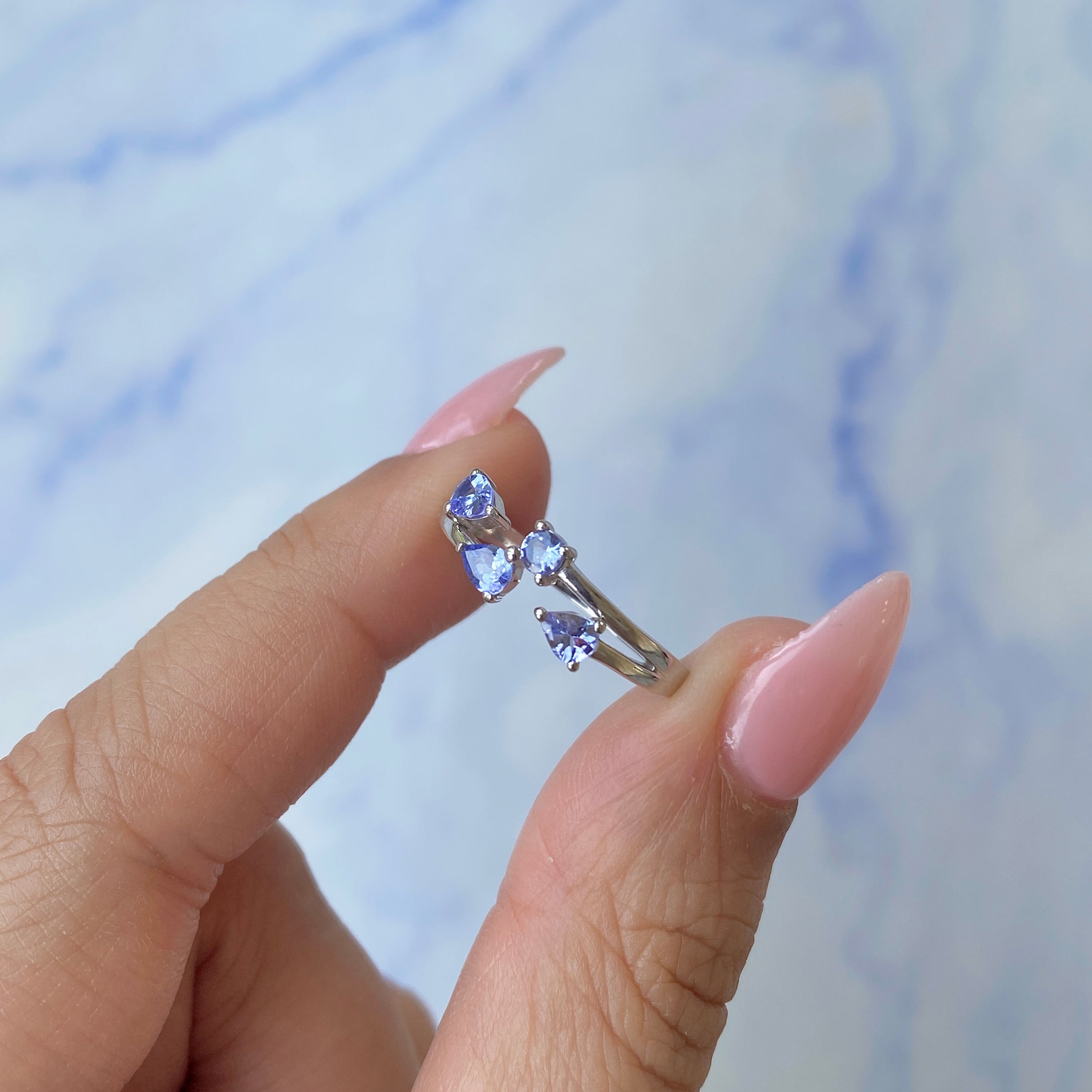 Tanzanite Ring-(TZN-SR-2710.)