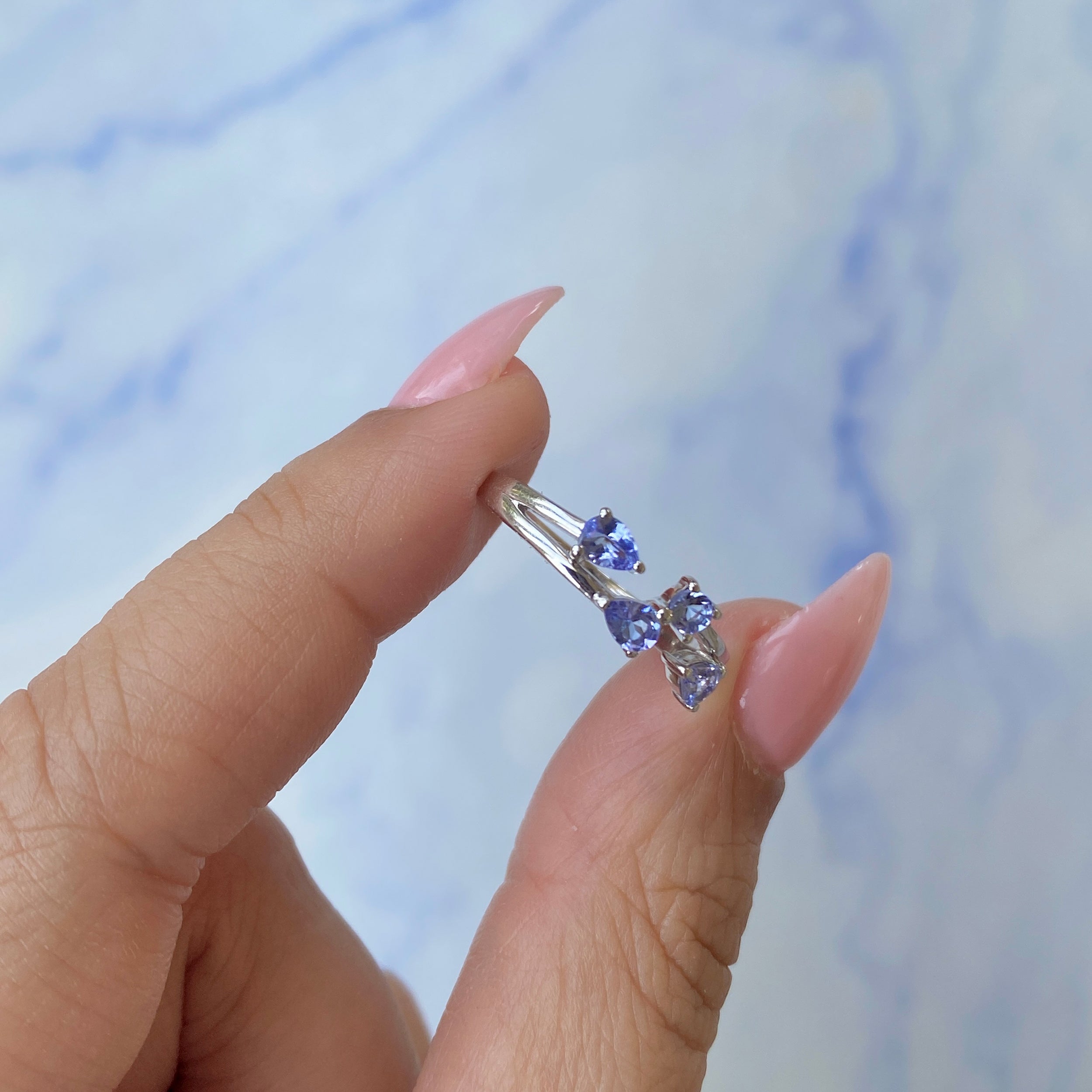 Tanzanite Ring-(TZN-SR-2710.)