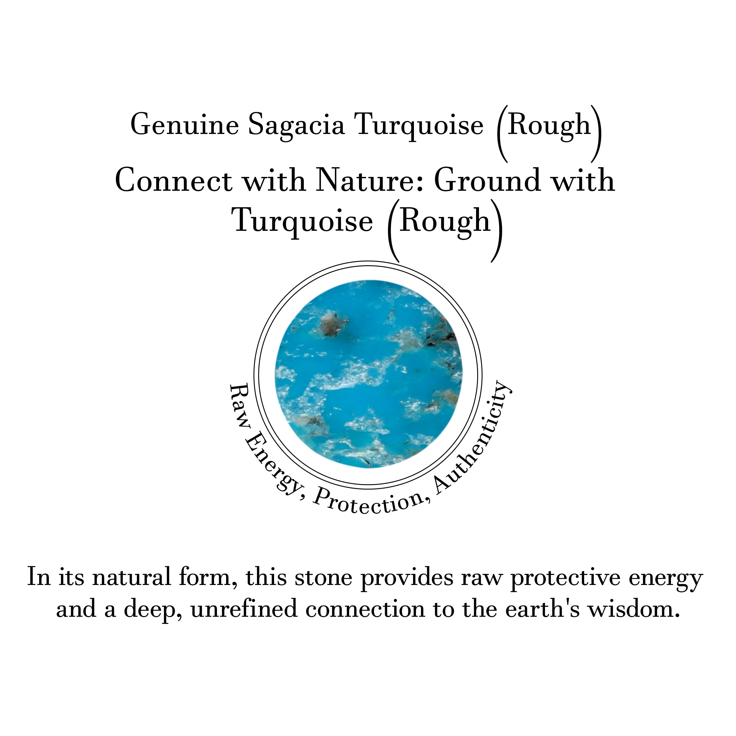 Turquoise (Rough) Pendant-(TRQ-P-50.)