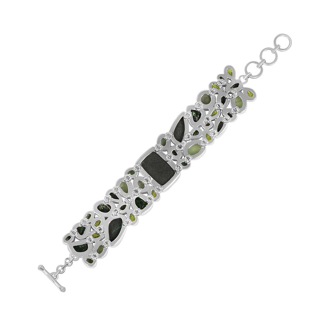 Uvarovite Druzy Bracelet-(UVR-B-1.)