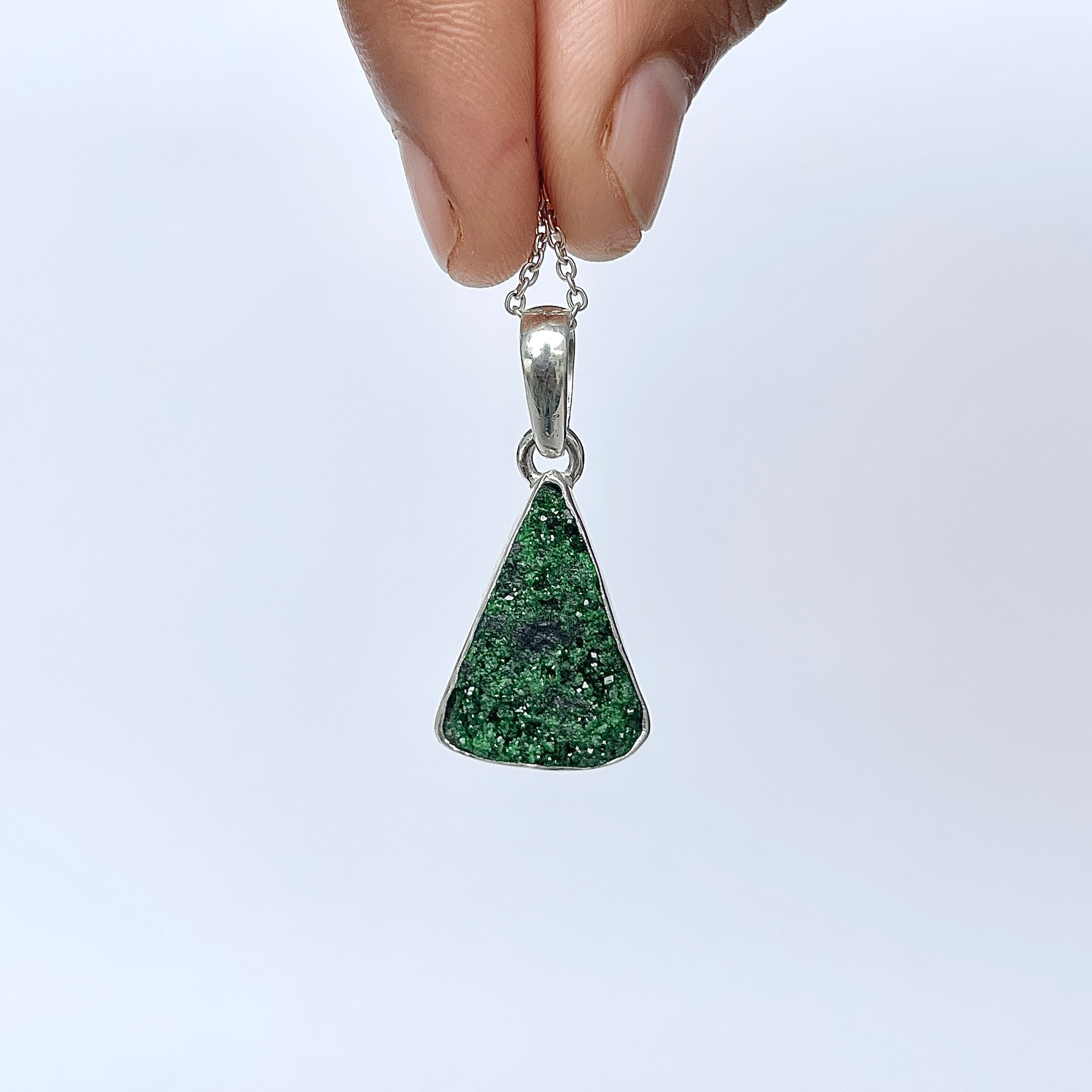 Uvarovite Pendant-(UVR-P-133.)