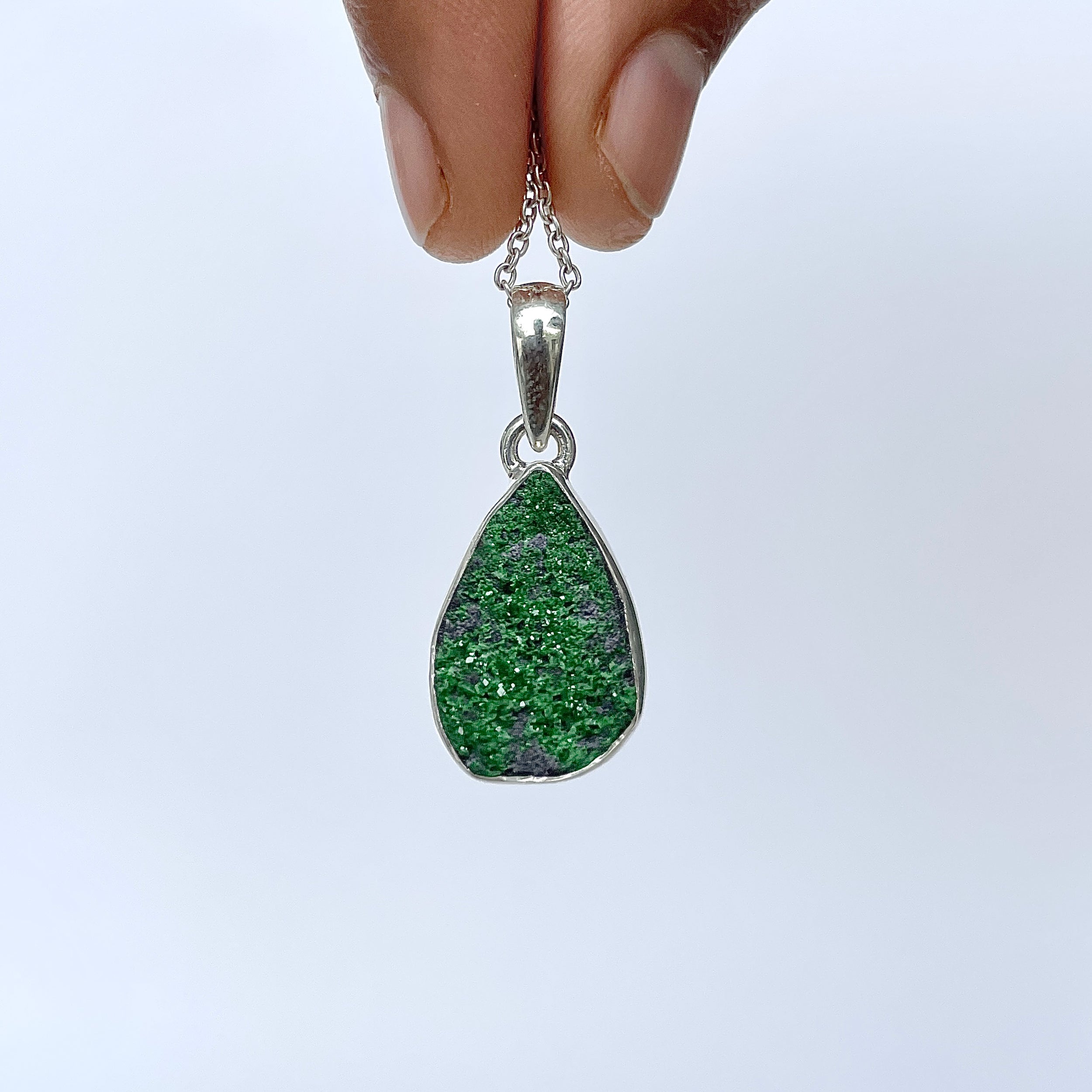 Uvarovite Pendant-(UVR-P-145.)
