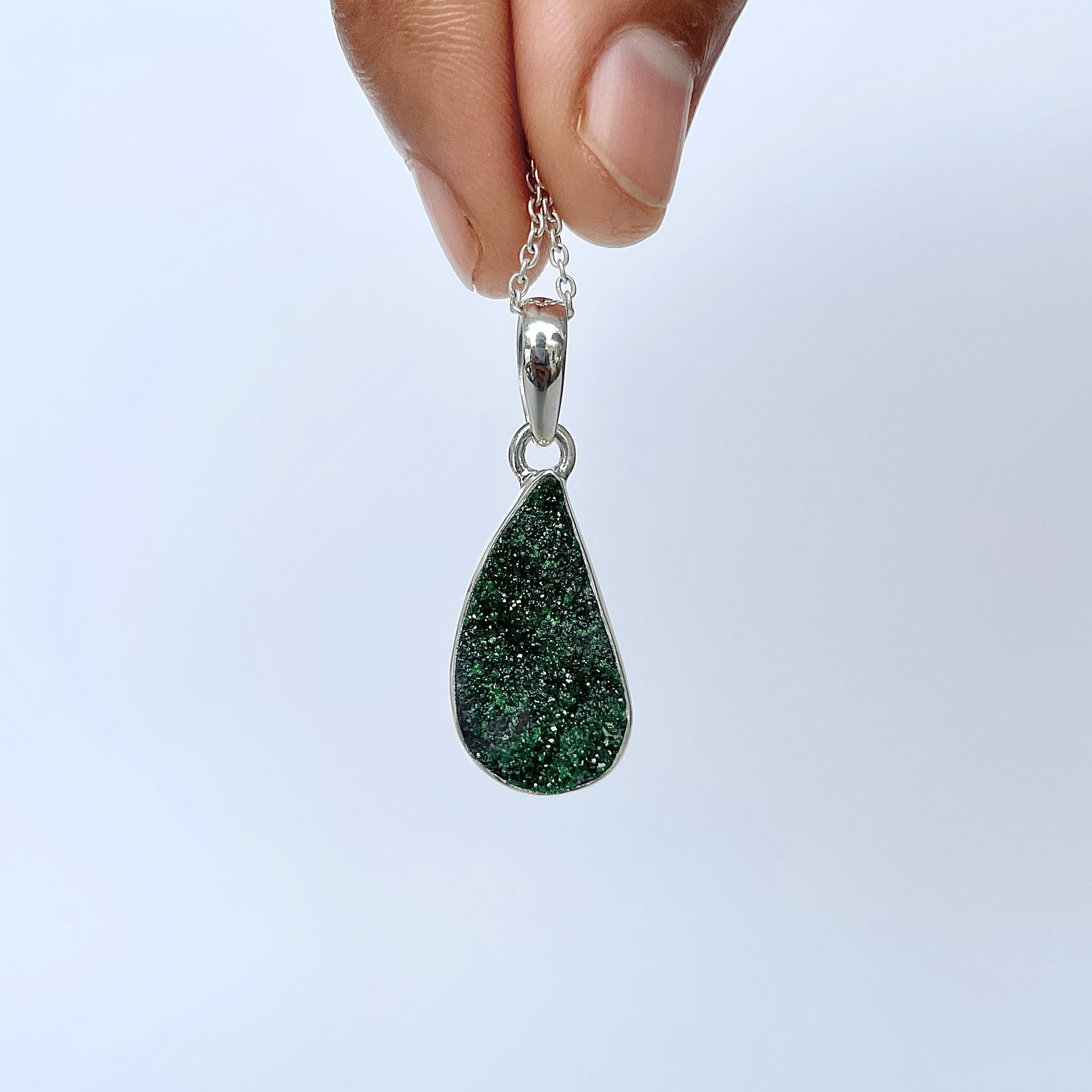 Uvarovite Pendant-(UVR-P-146.)