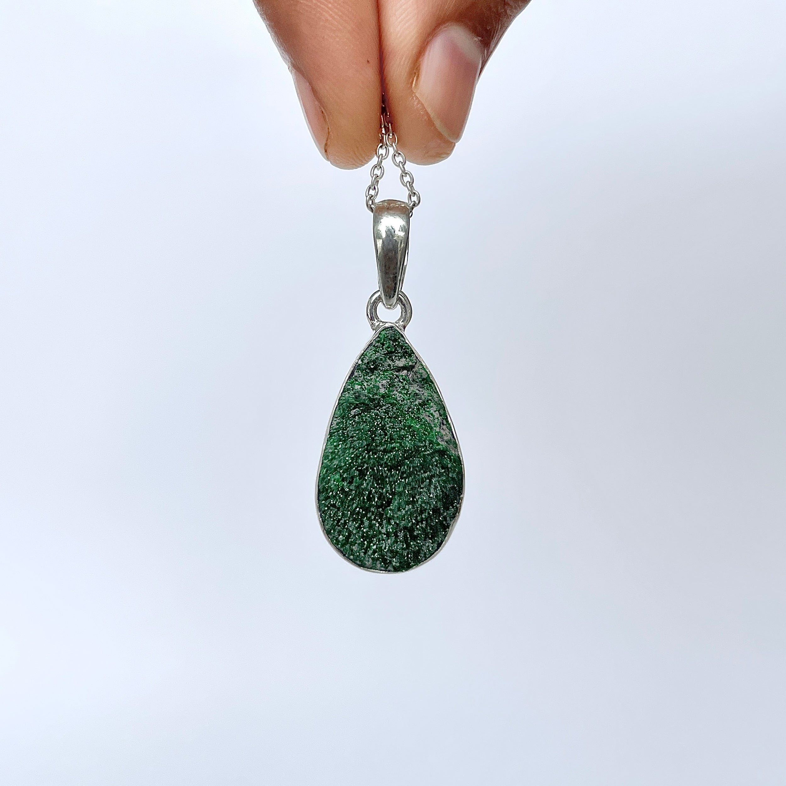 Uvarovite Pendant-(UVR-P-148.)