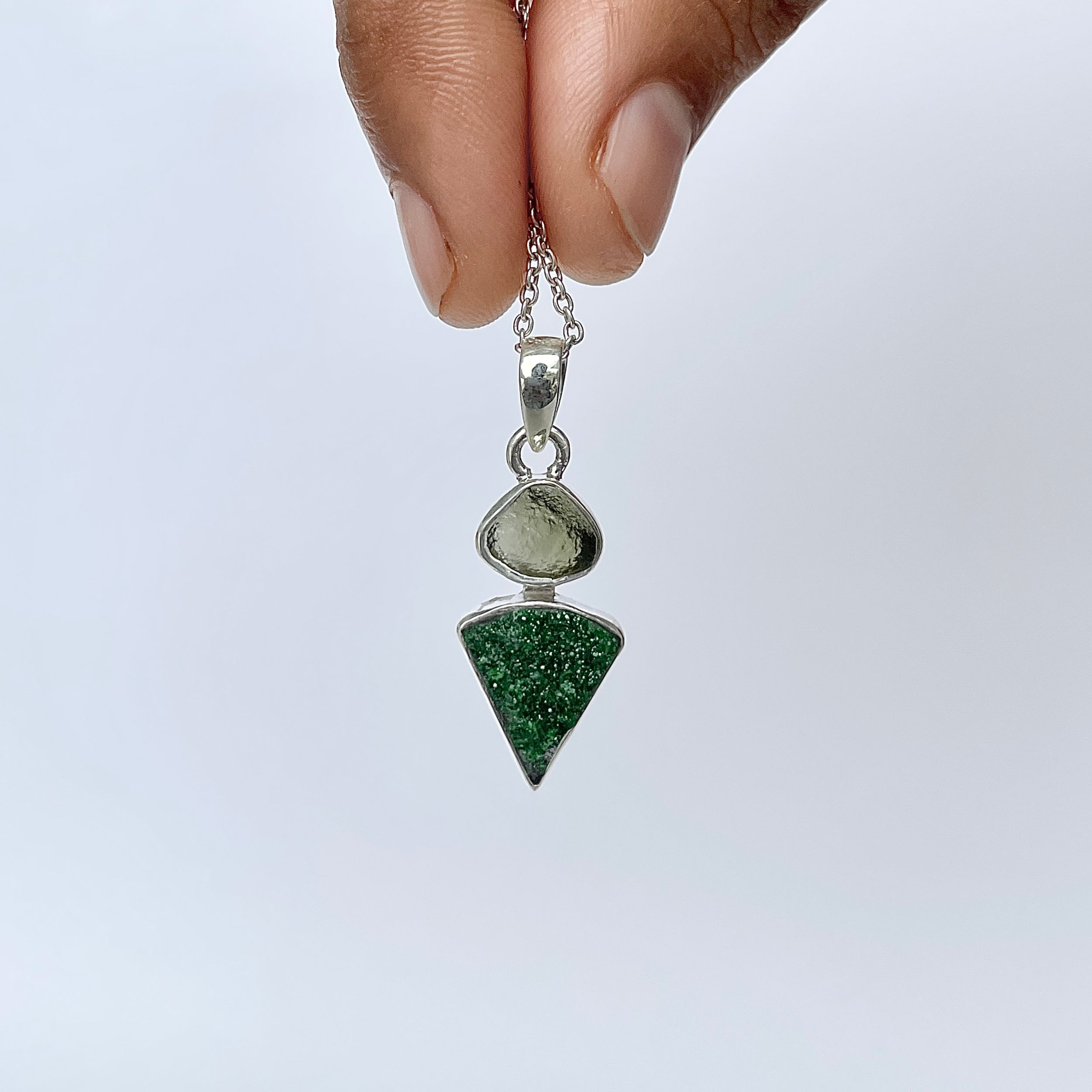 Uvarovite Pendant-(UVR-P-74.)