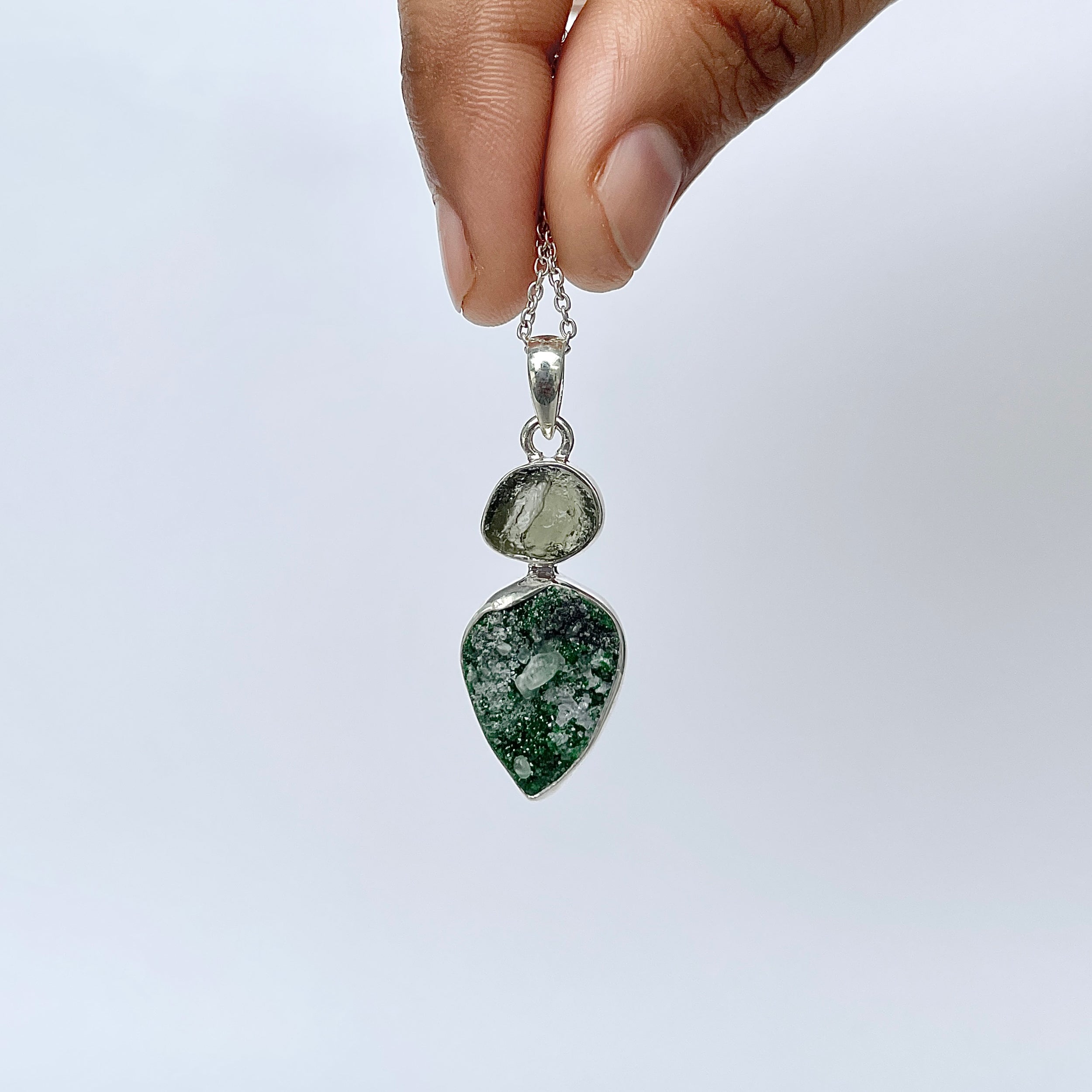 Uvarovite Pendant-(UVR-P-75.)