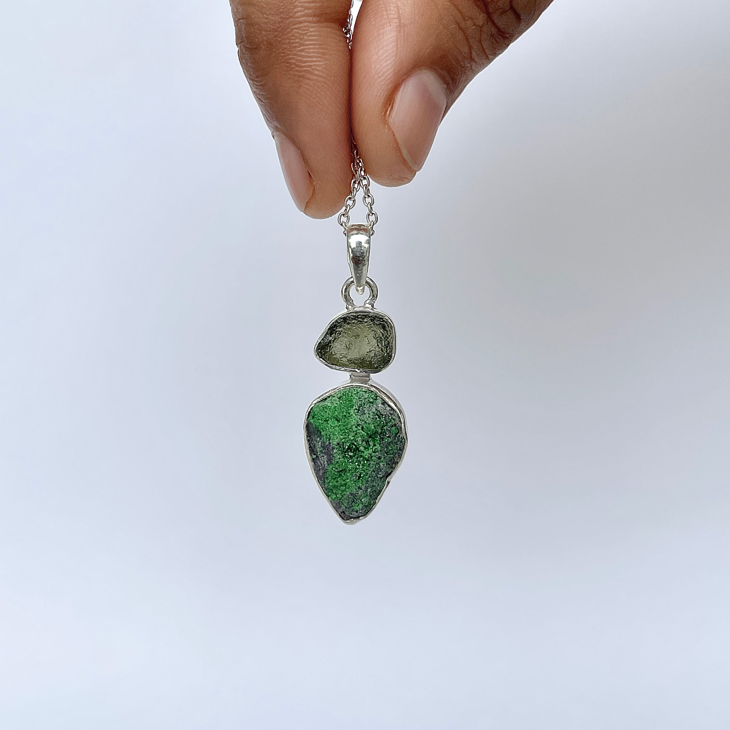 Uvarovite Pendant-(UVR-P-76.)