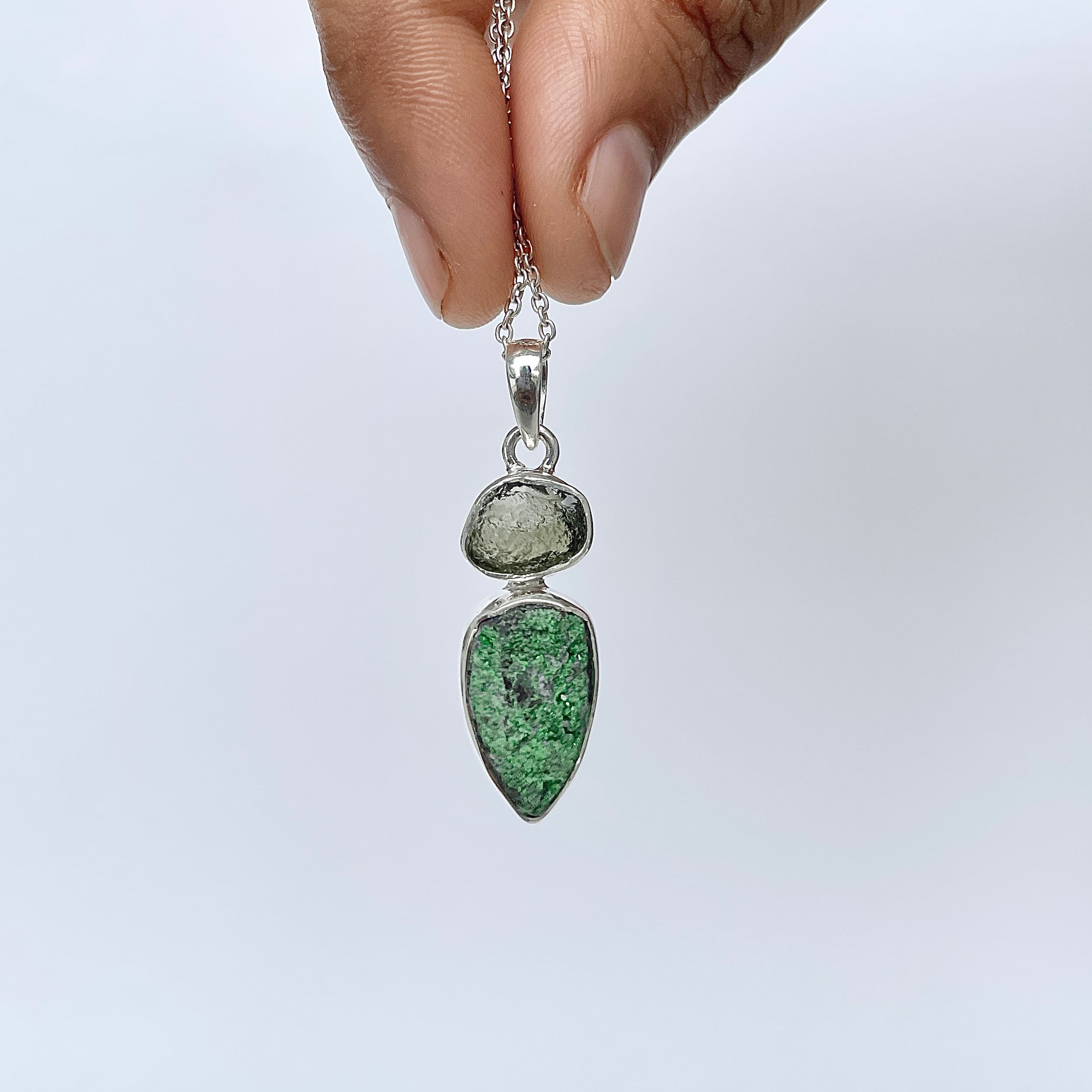 Uvarovite Pendant-(UVR-P-81.)