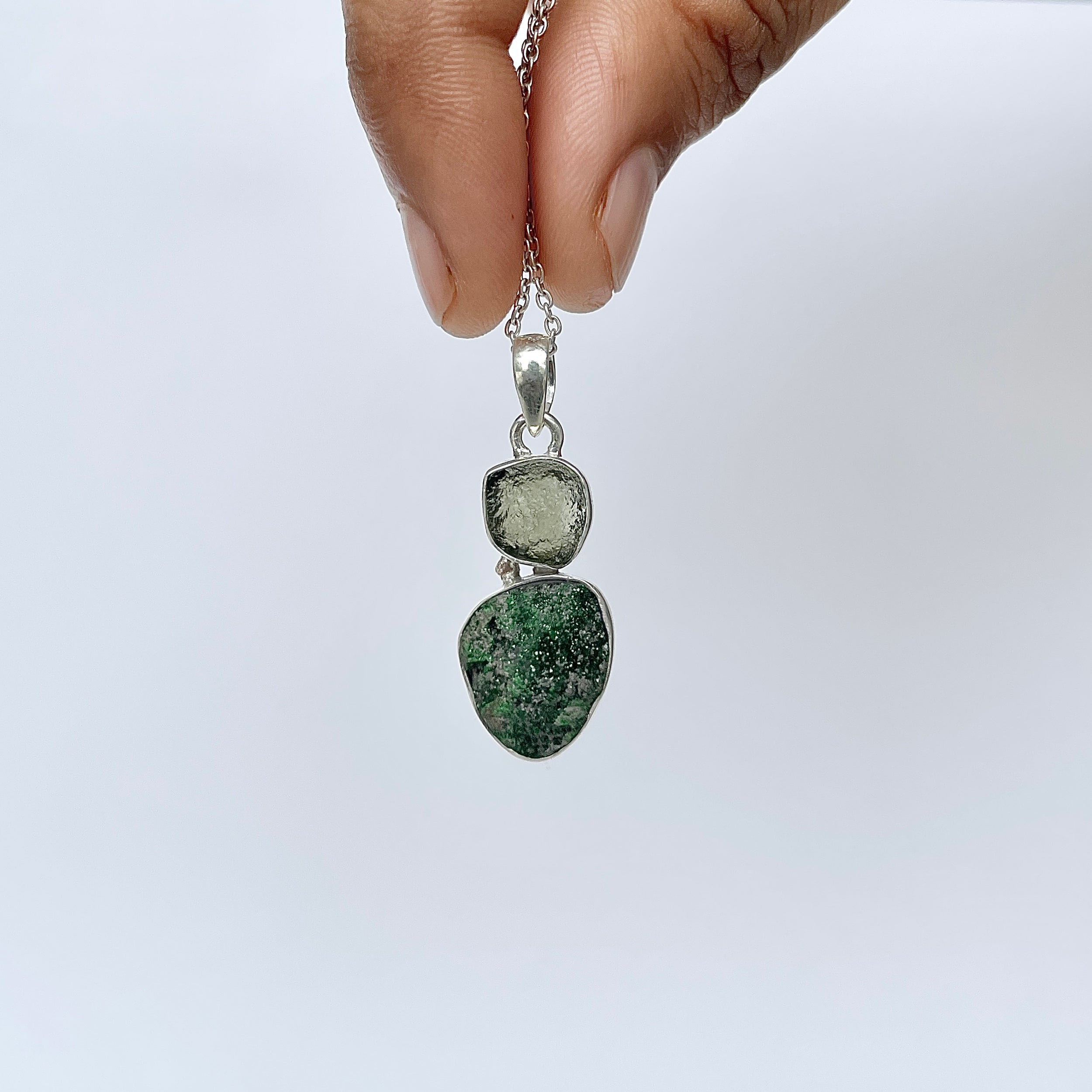 Uvarovite Pendant-(UVR-P-83.)