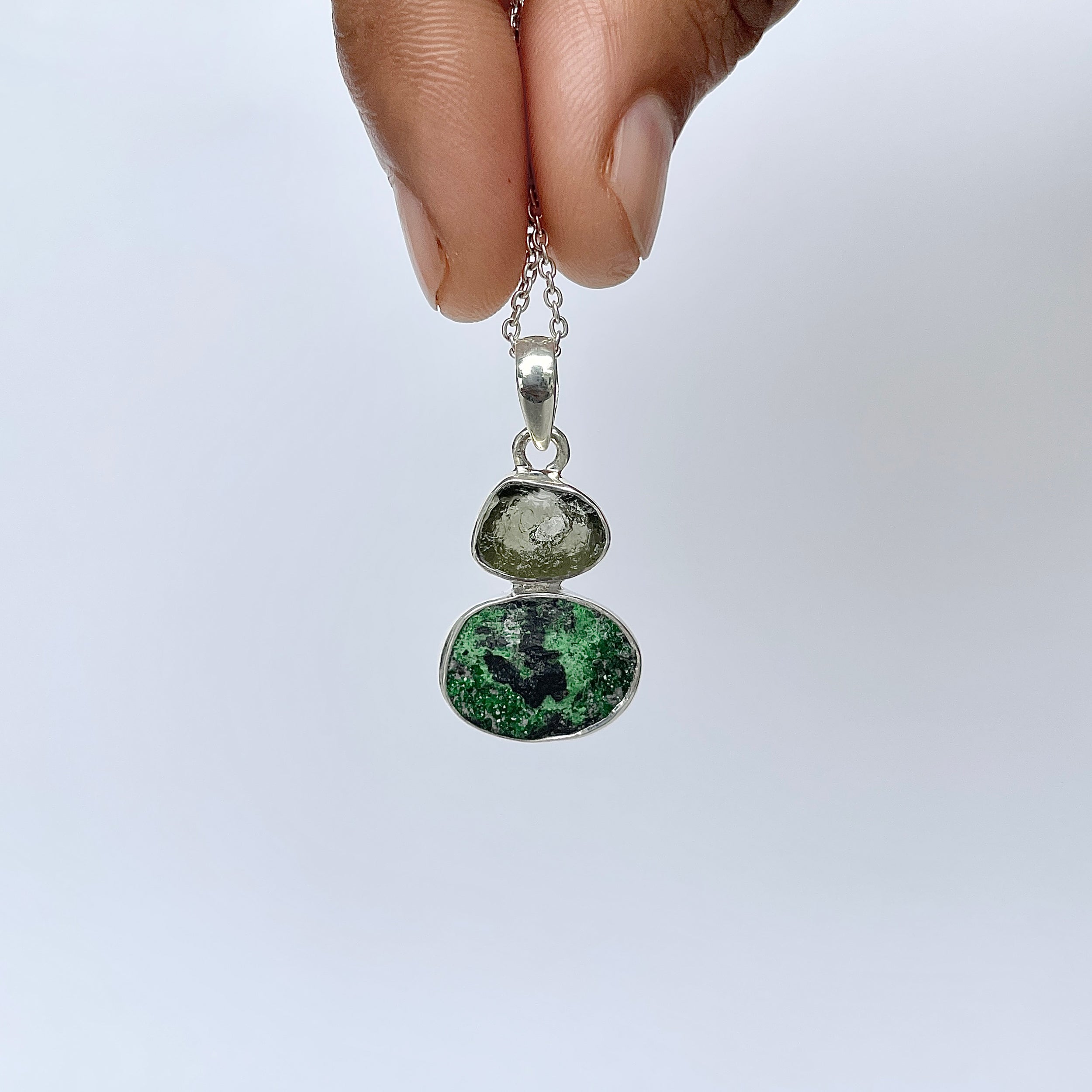 Uvarovite Pendant-(UVR-P-84.)