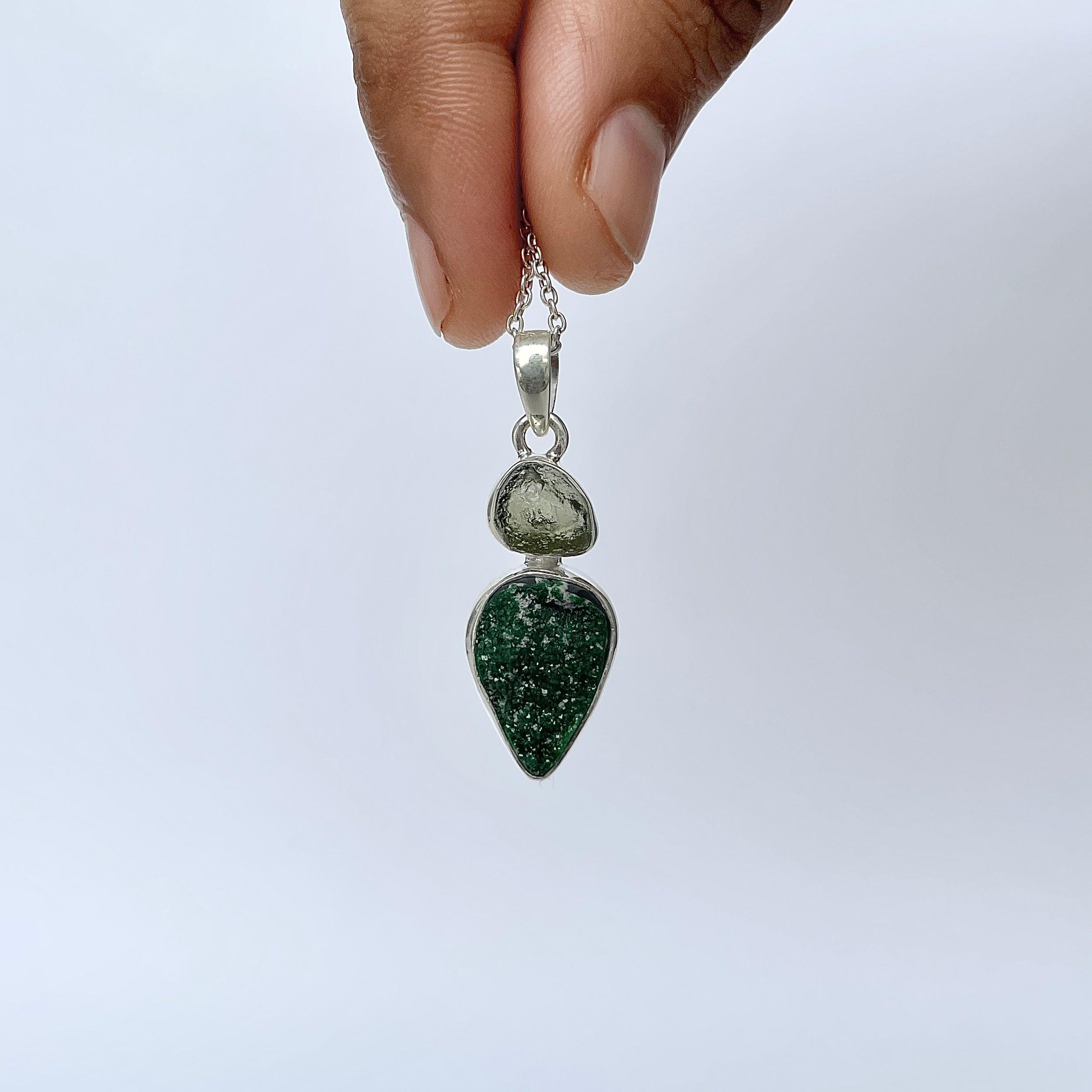 Uvarovite Pendant-(UVR-P-85.)