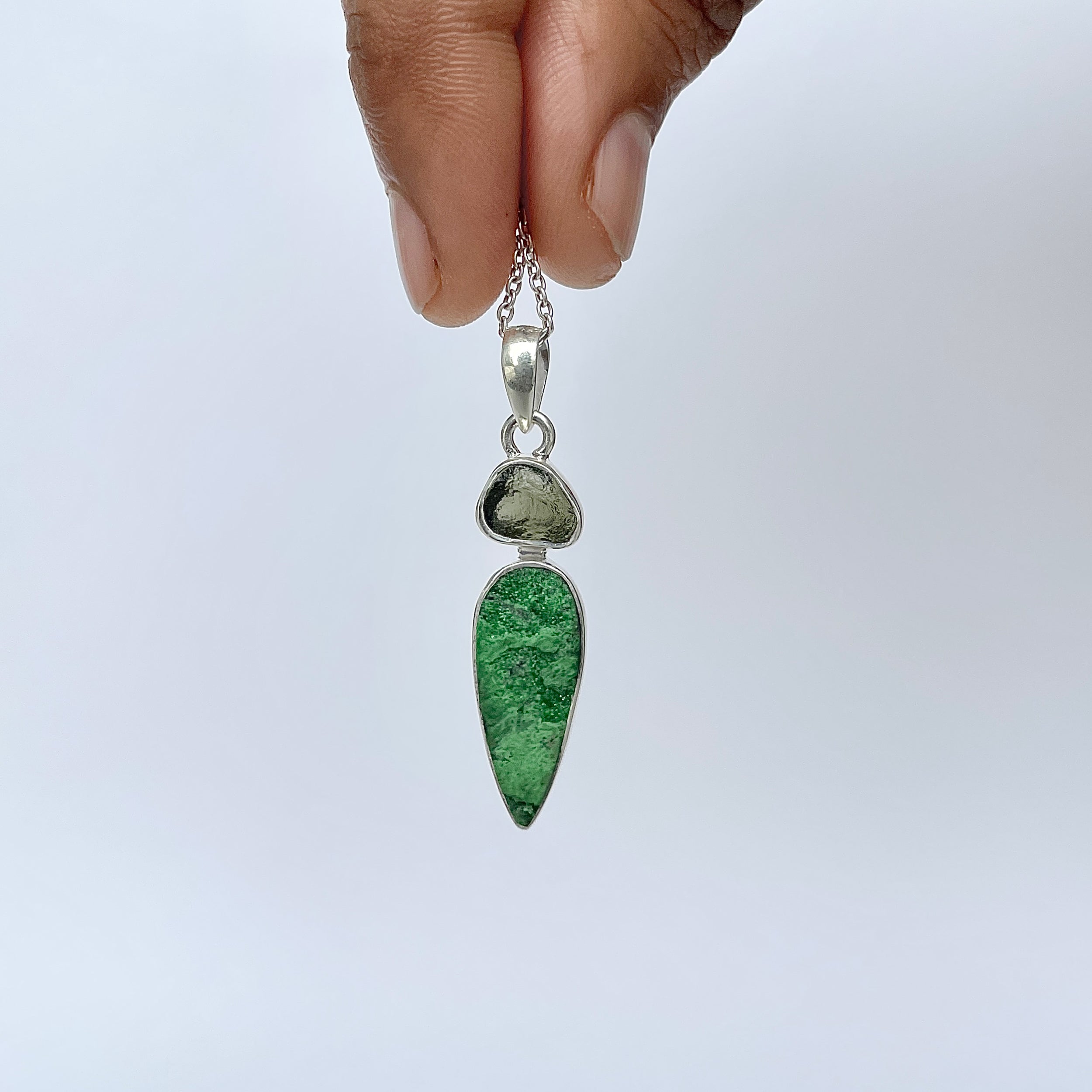 Uvarovite Pendant-(UVR-P-86.)
