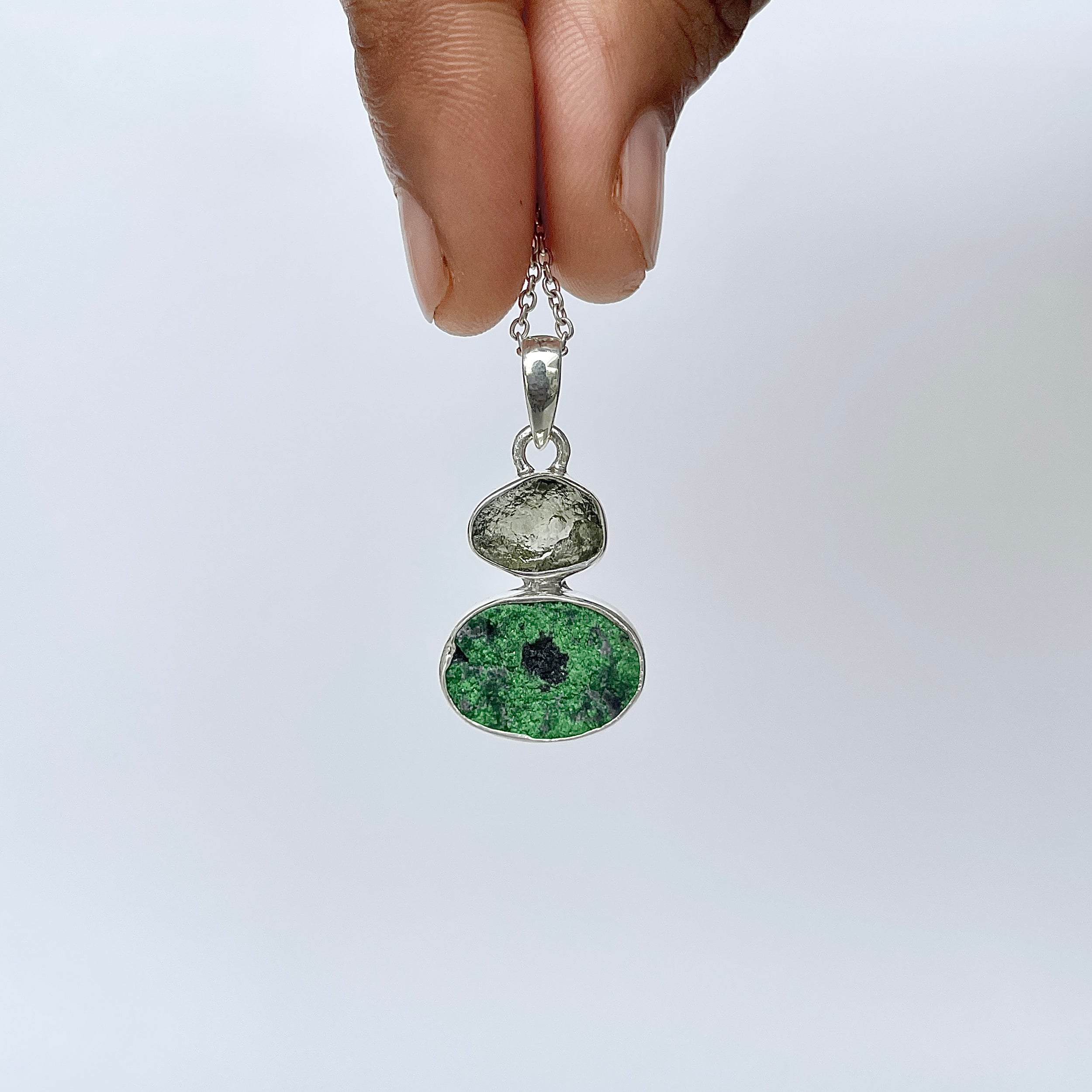 Uvarovite Pendant-(UVR-P-87.)