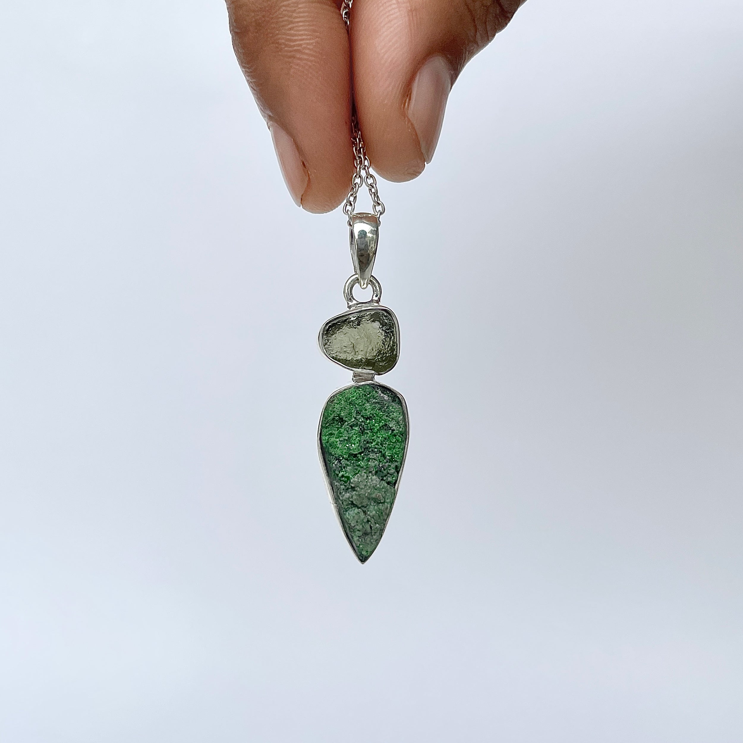 Uvarovite Pendant-(UVR-P-88.)