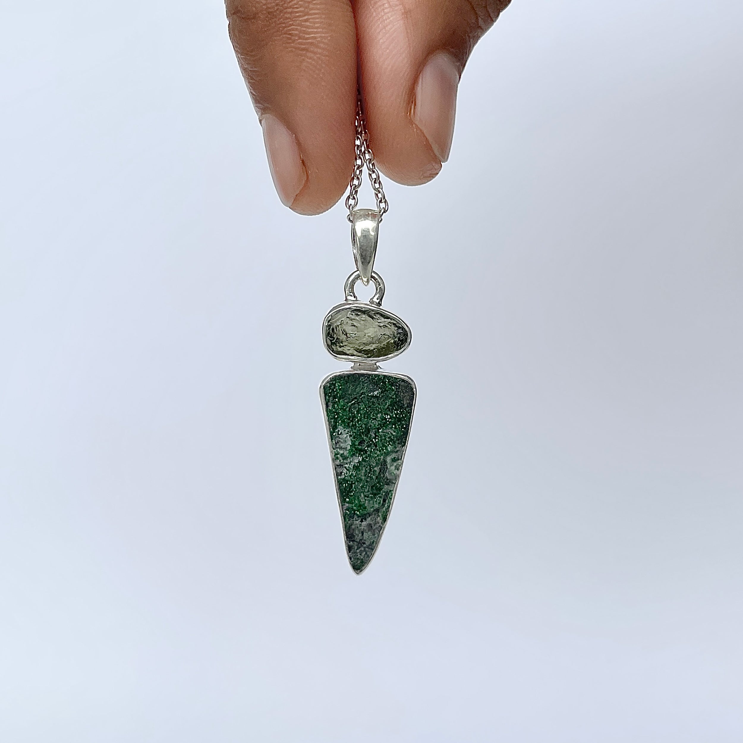 Uvarovite Pendant-(UVR-P-90.)