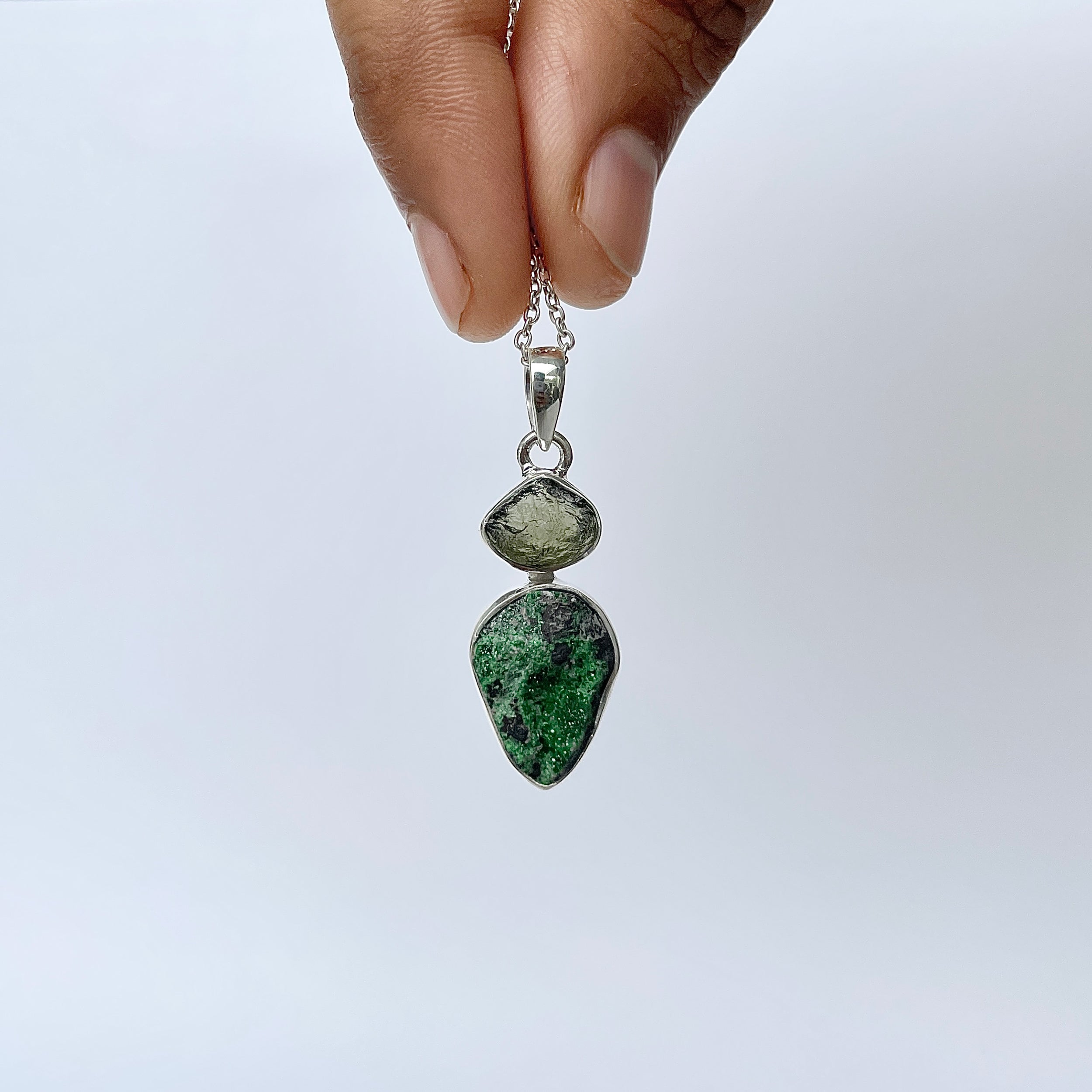 Uvarovite Pendant-(UVR-P-91.)