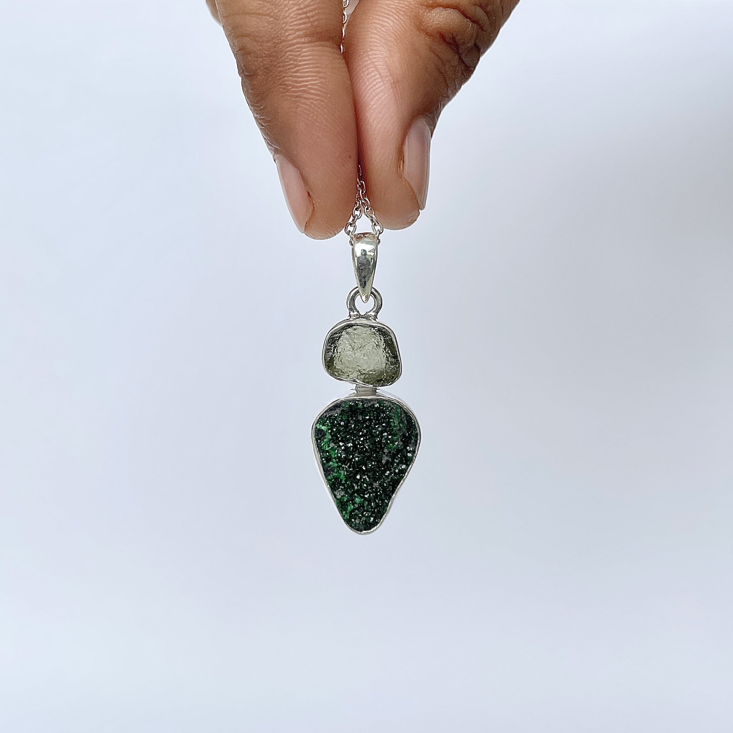 Uvarovite Pendant-(UVR-P-92.)