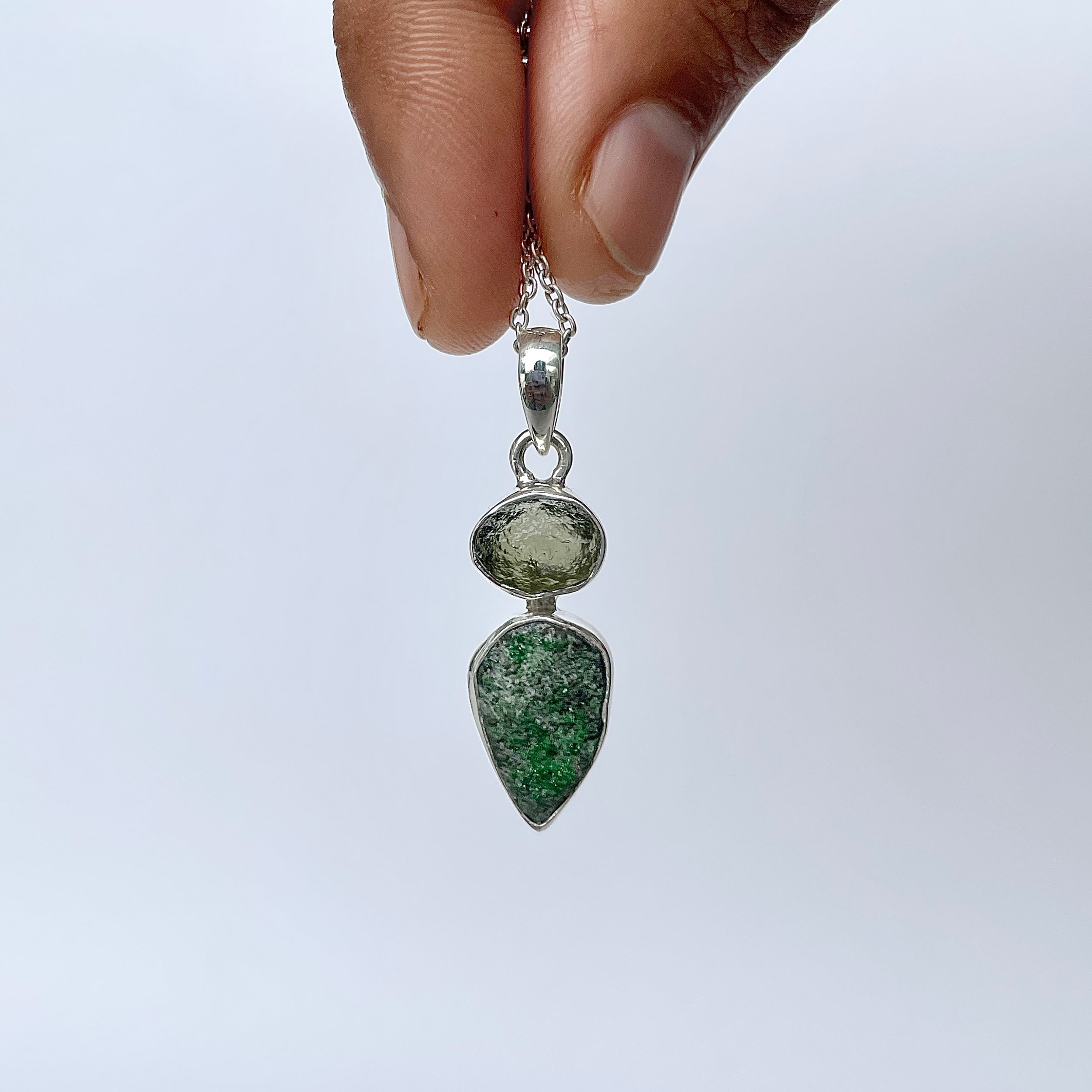 Uvarovite Pendant-(UVR-P-93.)