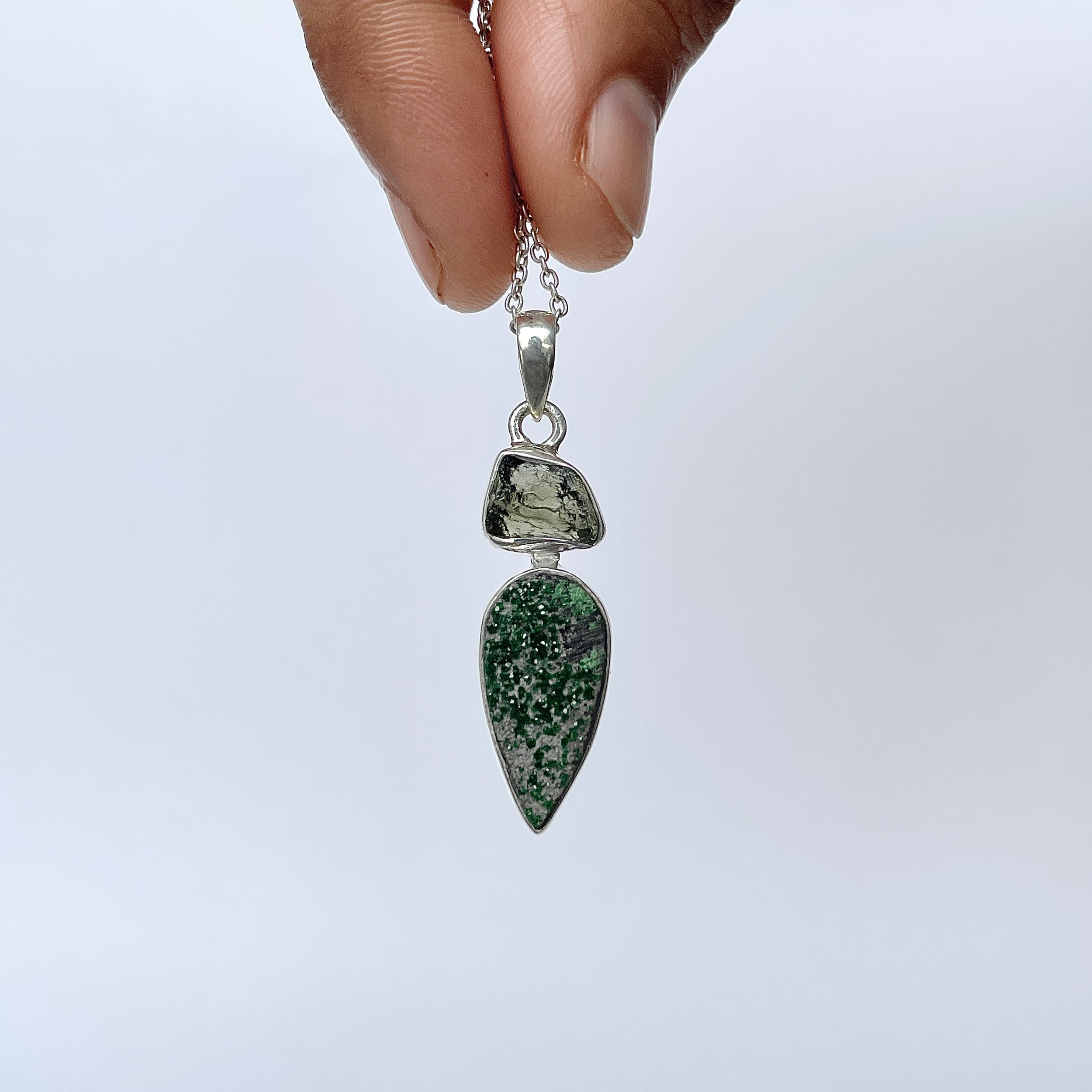 Uvarovite Pendant-(UVR-P-94.)