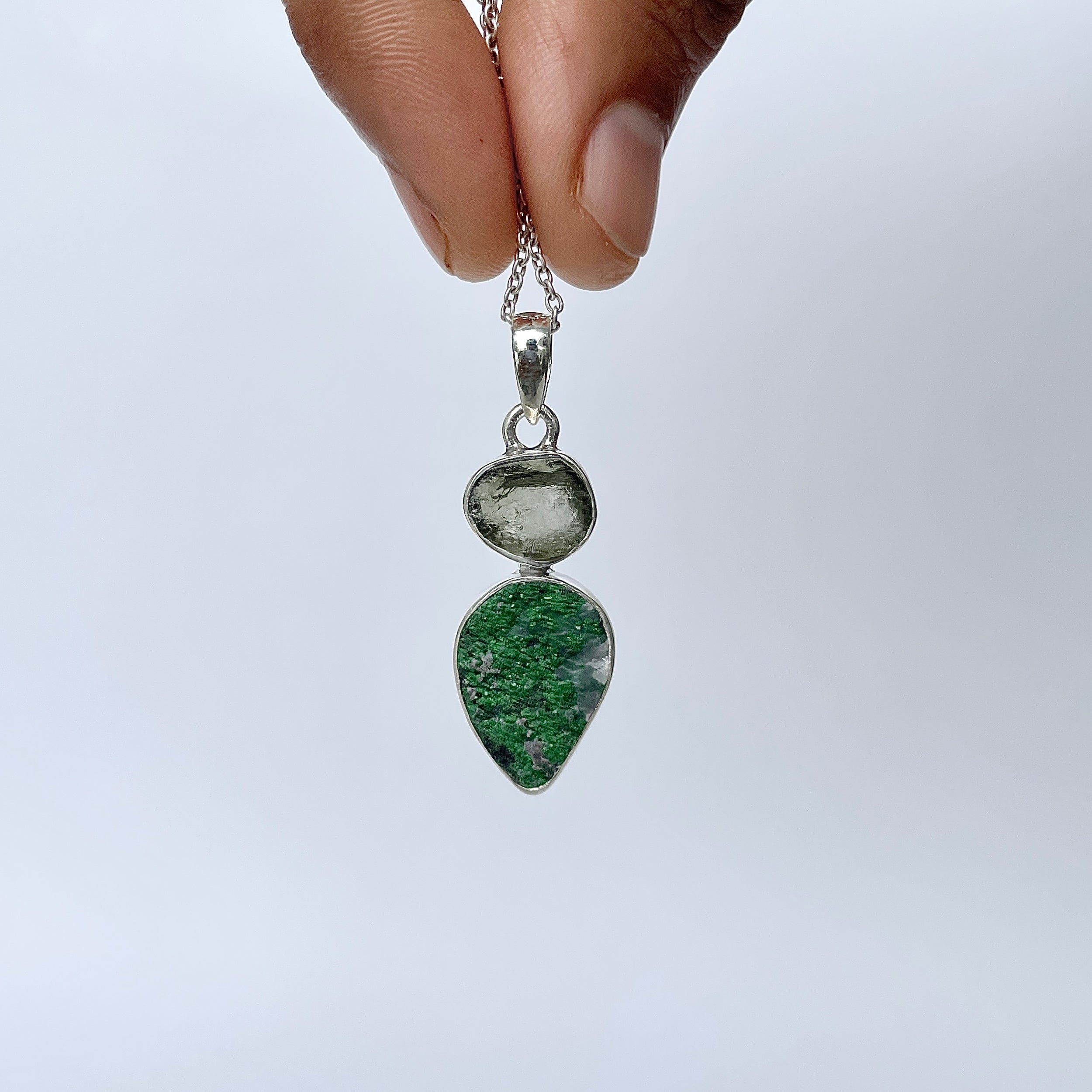 Uvarovite Pendant-(UVR-P-97.)