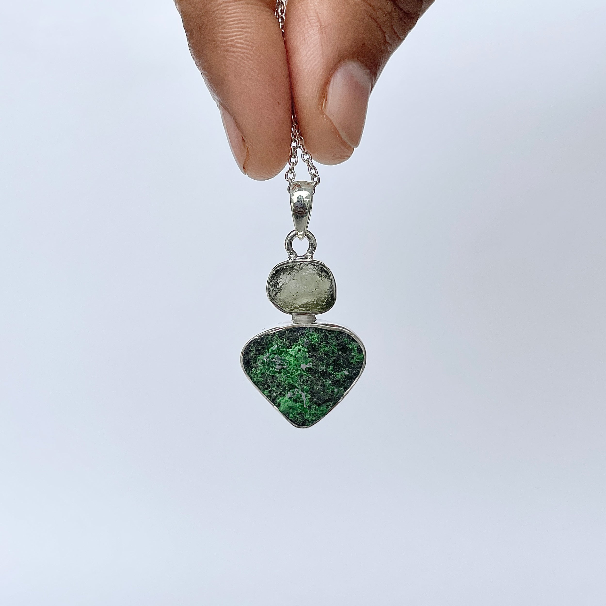 Uvarovite Pendant-(UVR-P-98.)