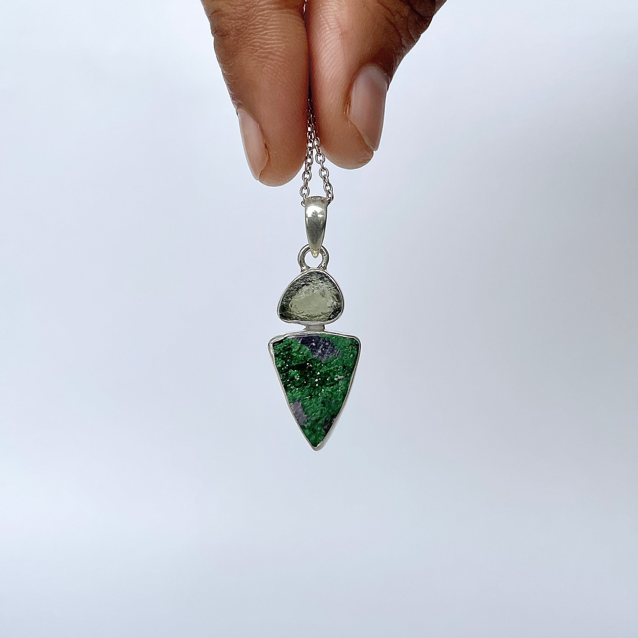 Uvarovite Pendant-(UVR-P-99.)